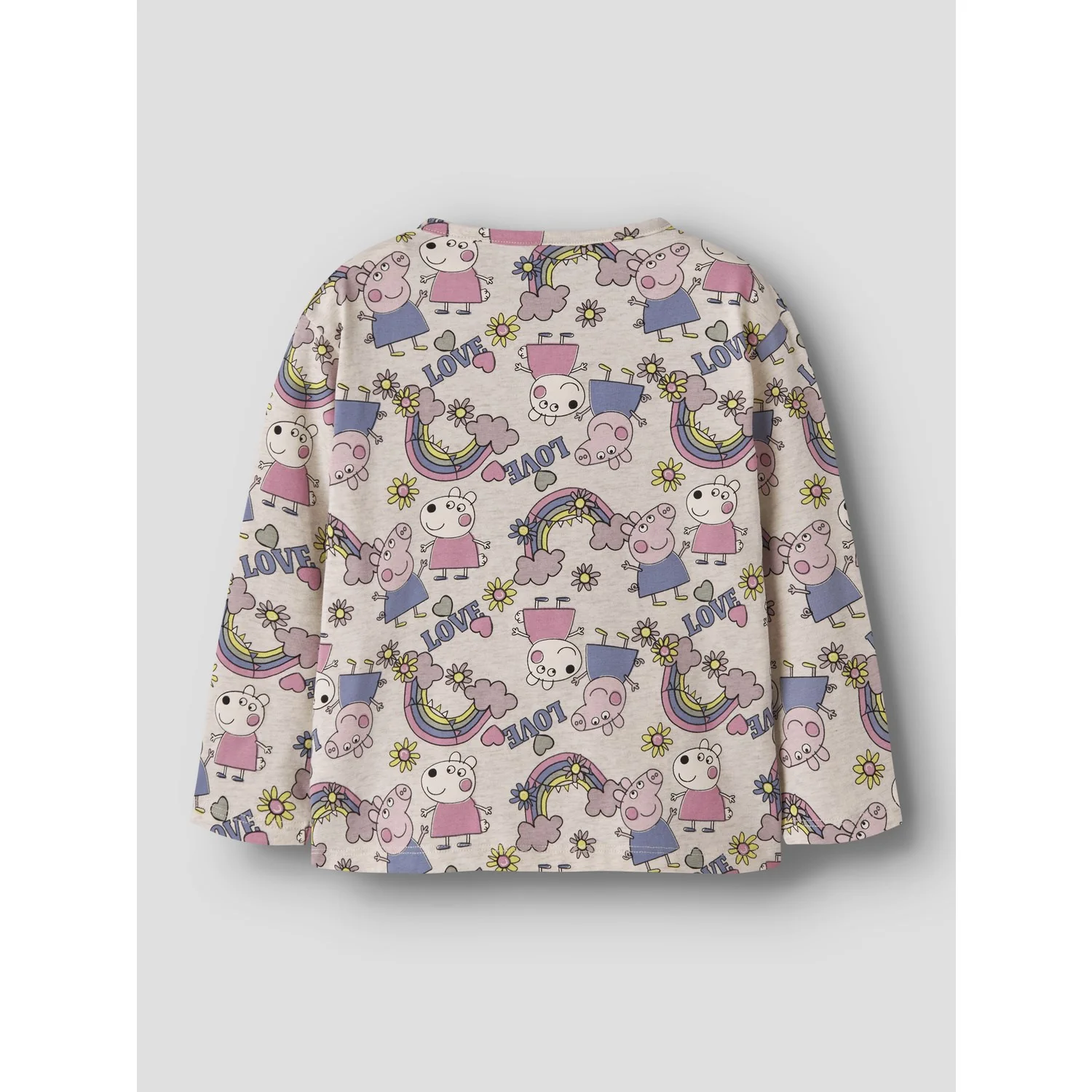 Name It Peyote Melange Nmfdarsy Peppa Ls Nreg Top Cplg - Image 2