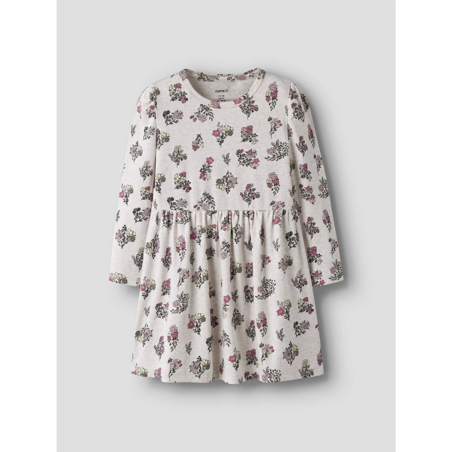 Name It Peyote Melange Nmfdoritta Ls Dress - Image 4