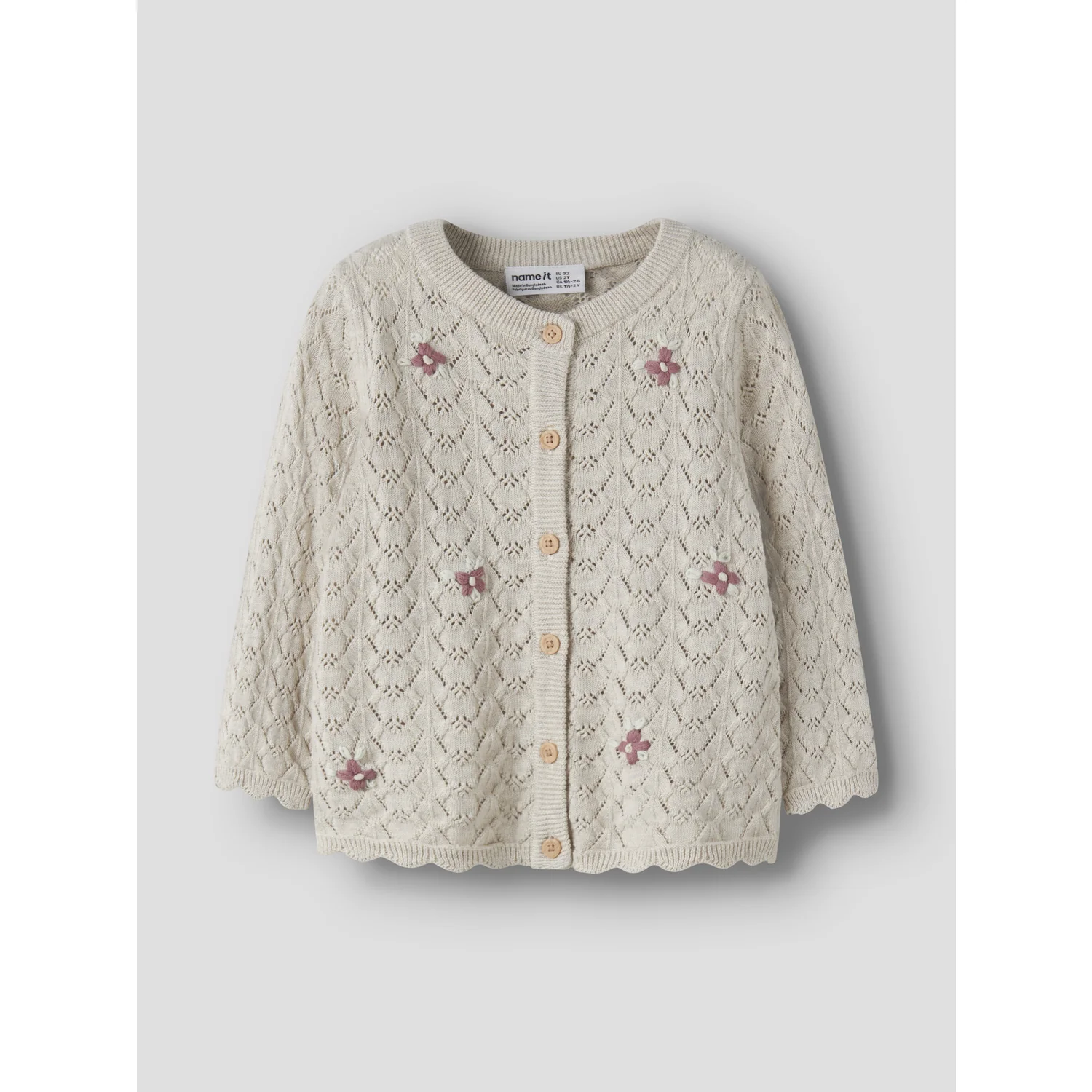 Name It Peyote Melange Nmfhimali Ls Knit Card - Image 3