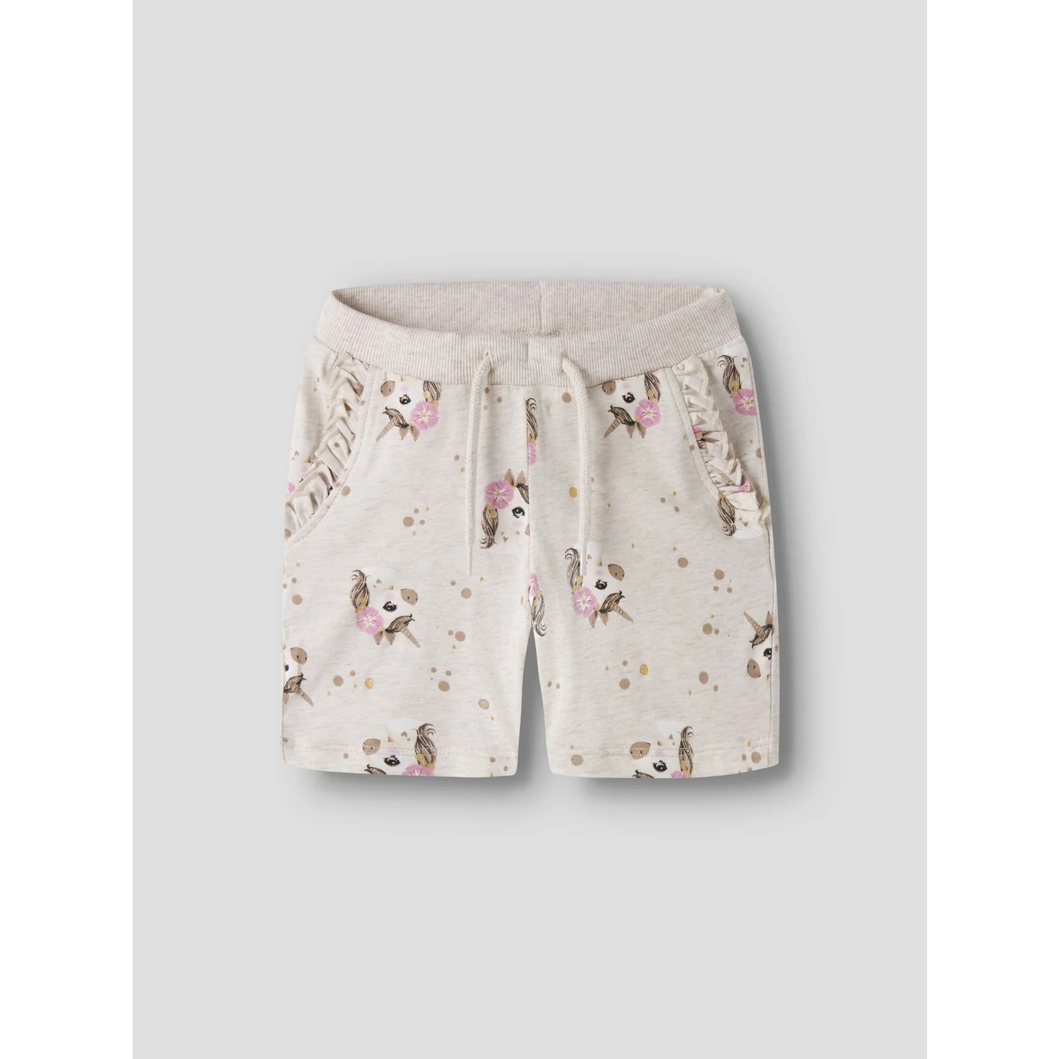 Name It Peyote Melange Nmfjalisa Shorts - Image 2