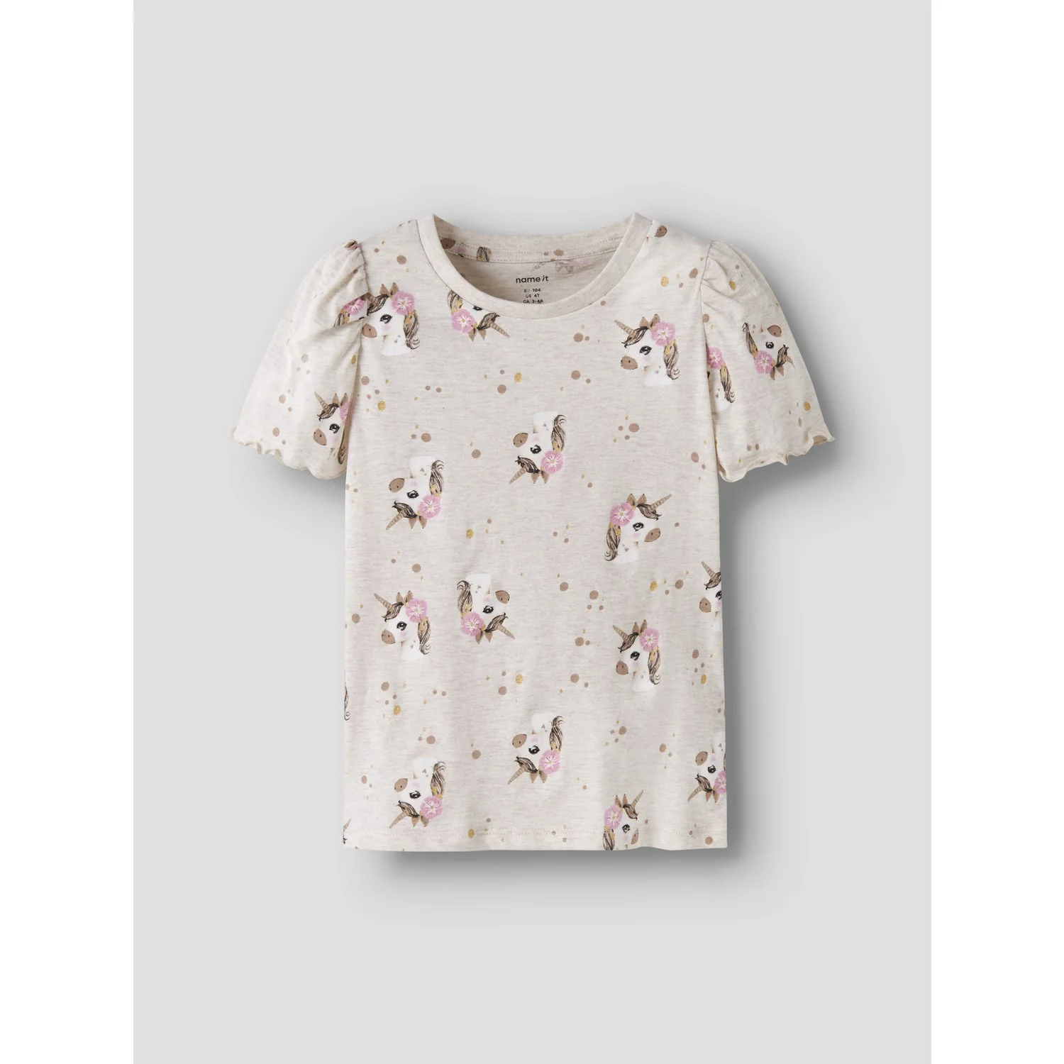 Name It Peyote Melange Nmfjalisa Ss Top - Image 2