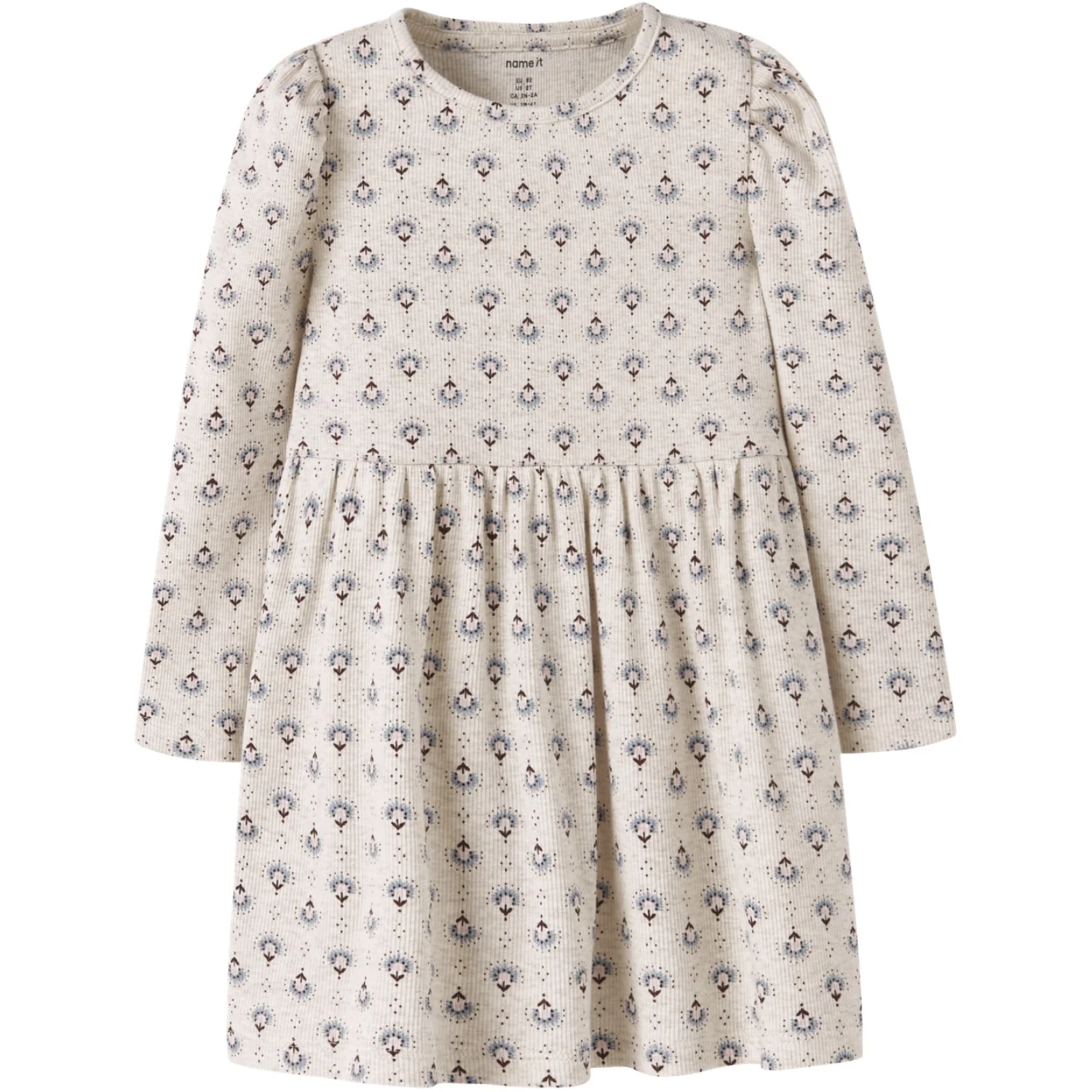 Name It Peyote Melange Nmfonine Ls Dress Bf