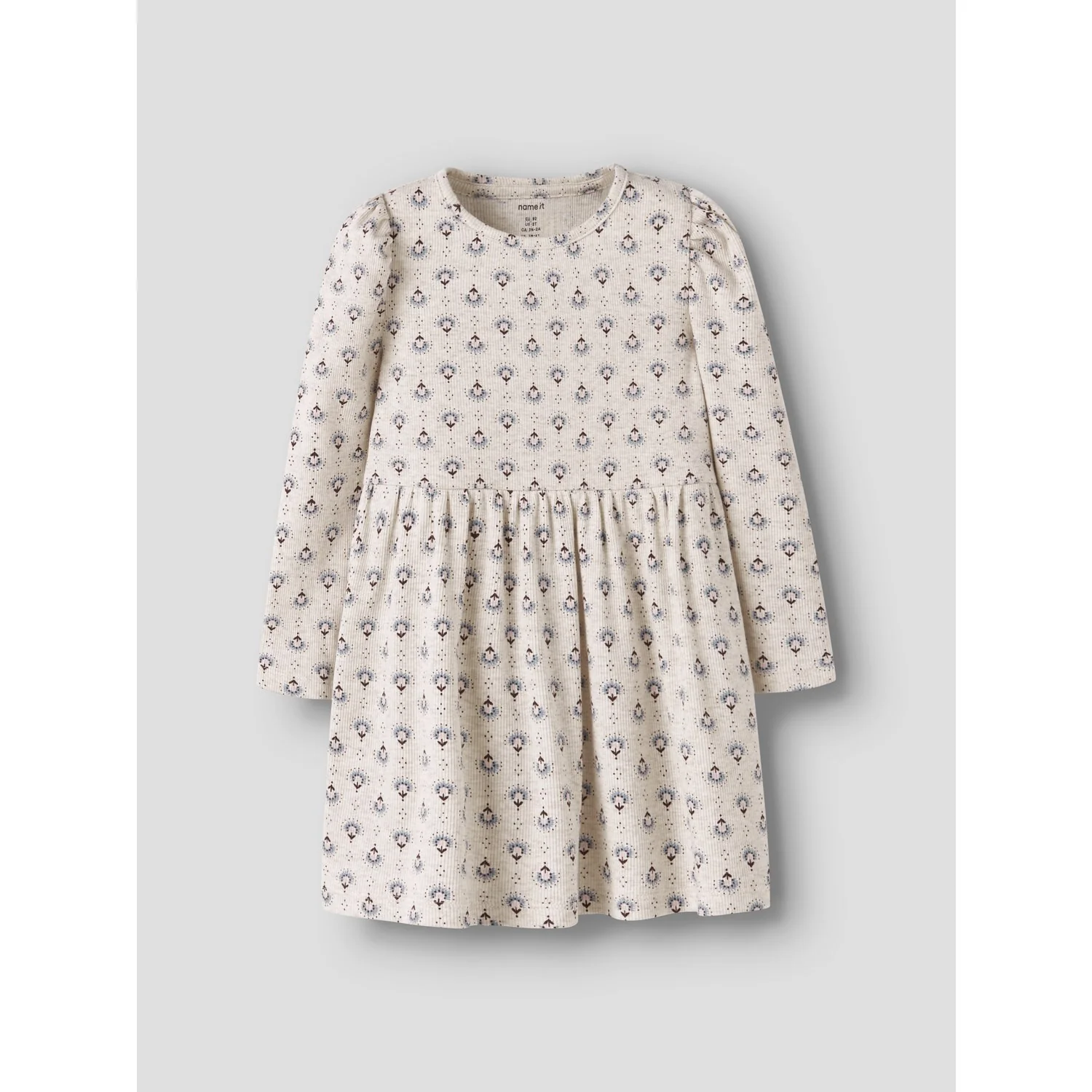 Name It Peyote Melange Nmfonine Ls Dress Bf - Image 3