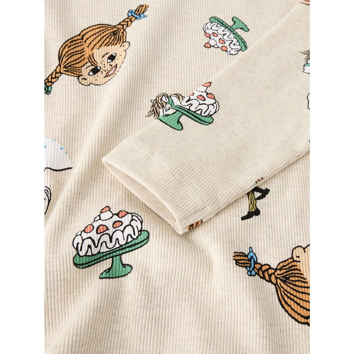Name It Peyote Melange Nmfsoca Pippi Ls Top Sky - Image 2