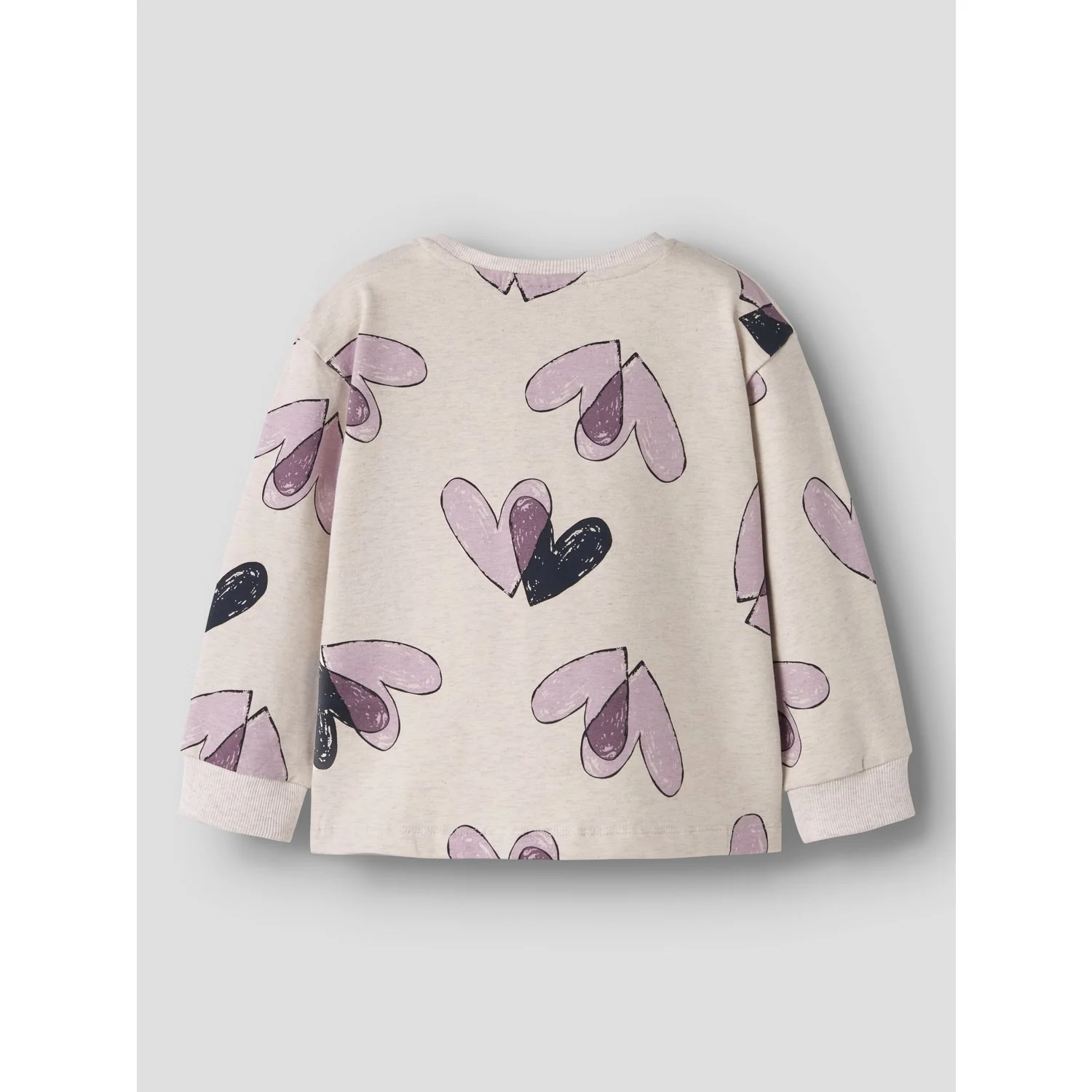 Name It Peyote Melange Nmfteart Ls Nreg Sweat Bru - Image 2
