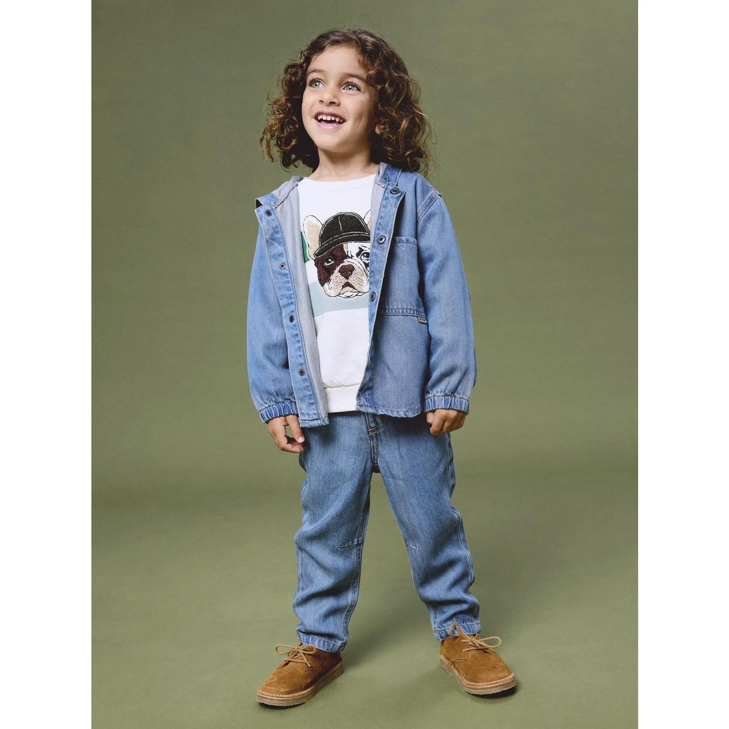 Name It Peyote Melange Nmmlei Ls Nreg Sweat Bru - Image 5