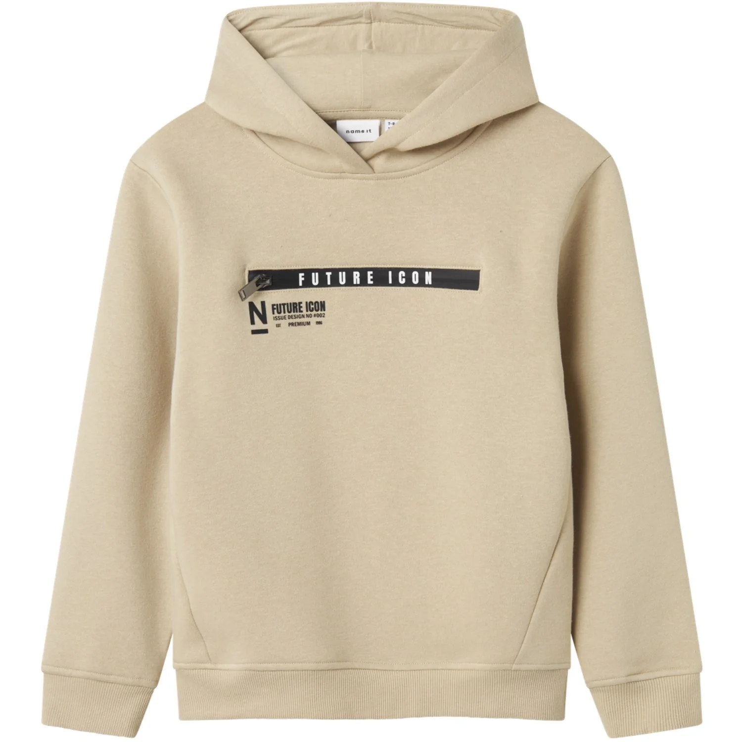 Name It Peyote Nkmleonas Ls Nreg Sweat Wh Bru