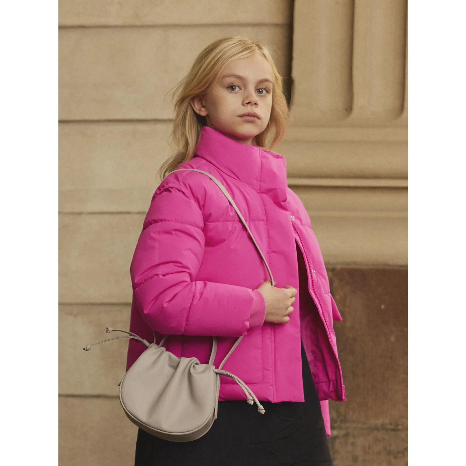 Name It Pink Glo Nkfmagda Puffer Jacket - Image 3