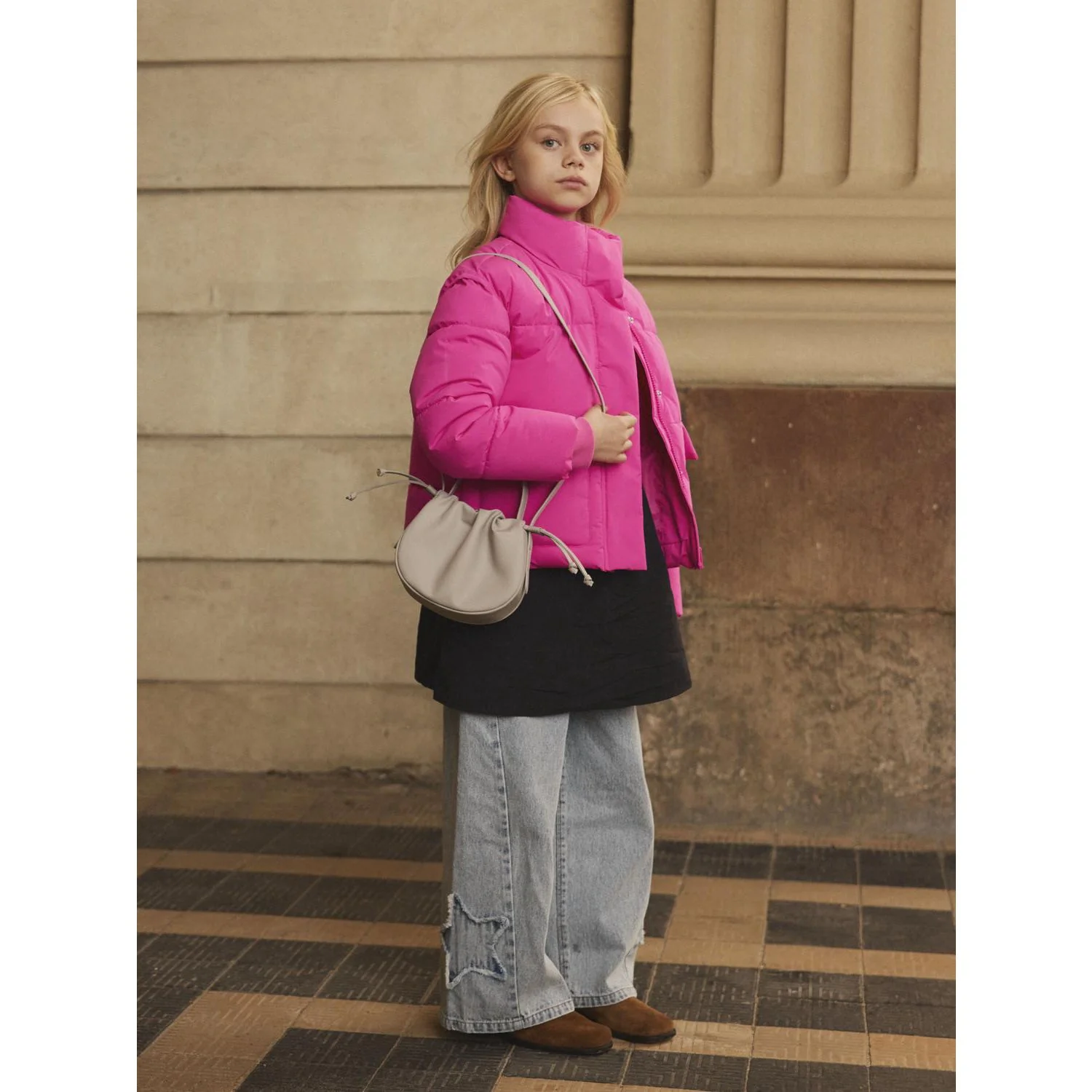 Name It Pink Glo Nkfmagda Puffer Jacket - Image 5