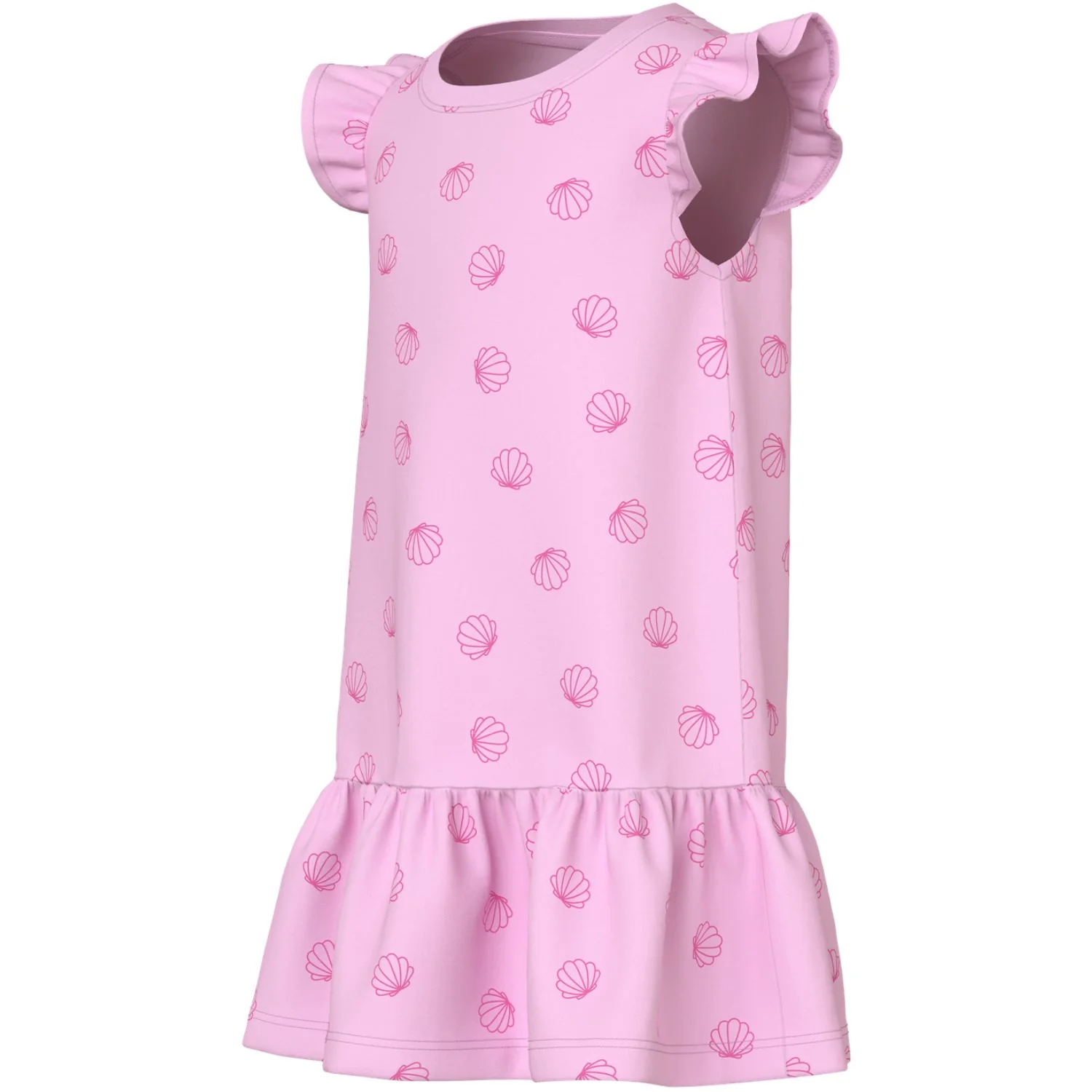 Name It Pirouette Sea Shells Pink Nmfvida Capsl Dress - Image 2