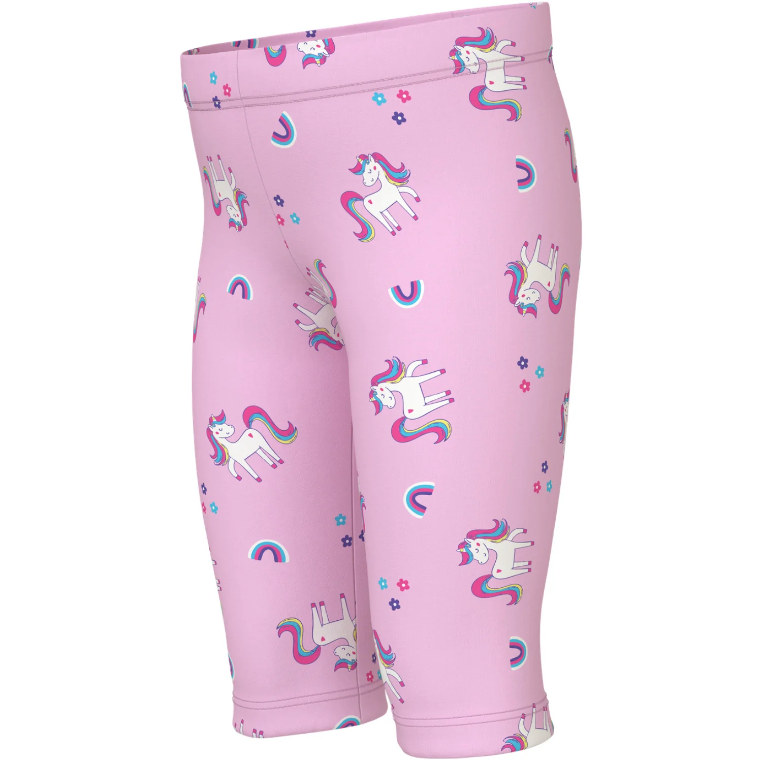 Name It Pirouette Unicorn Nmfvivian Aop Capri Leggings - Image 2