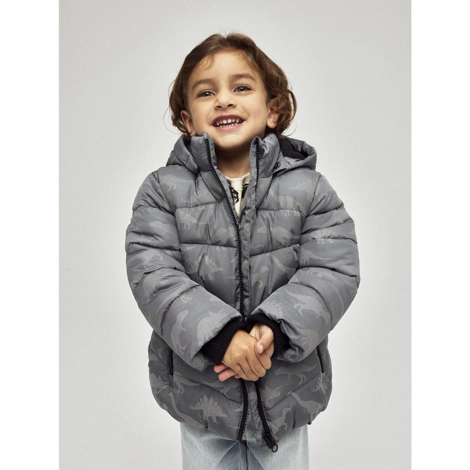 Name It Poppy Seed Nmmmosan Puffer Jacket Ref1 - Image 2