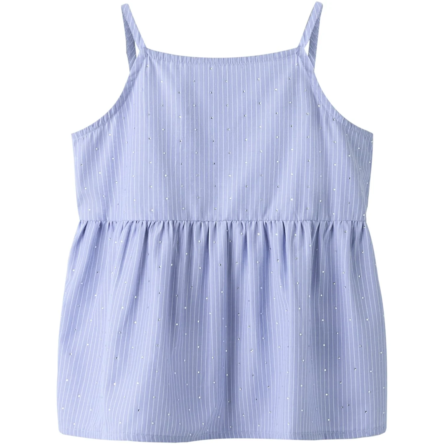 Name It Purple Impression Rainstone Nkffloritta Strap Top