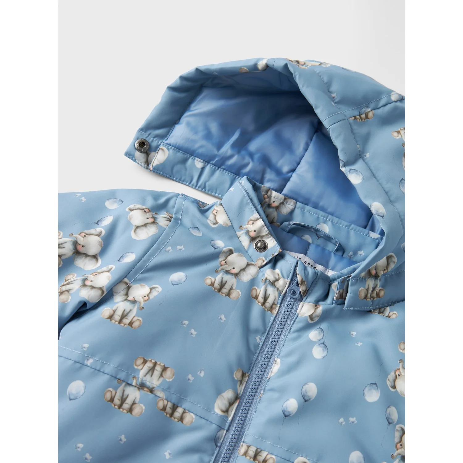 Name It Rain Washed Elephant Nbmmax Pa Jacket Aop - Image 2