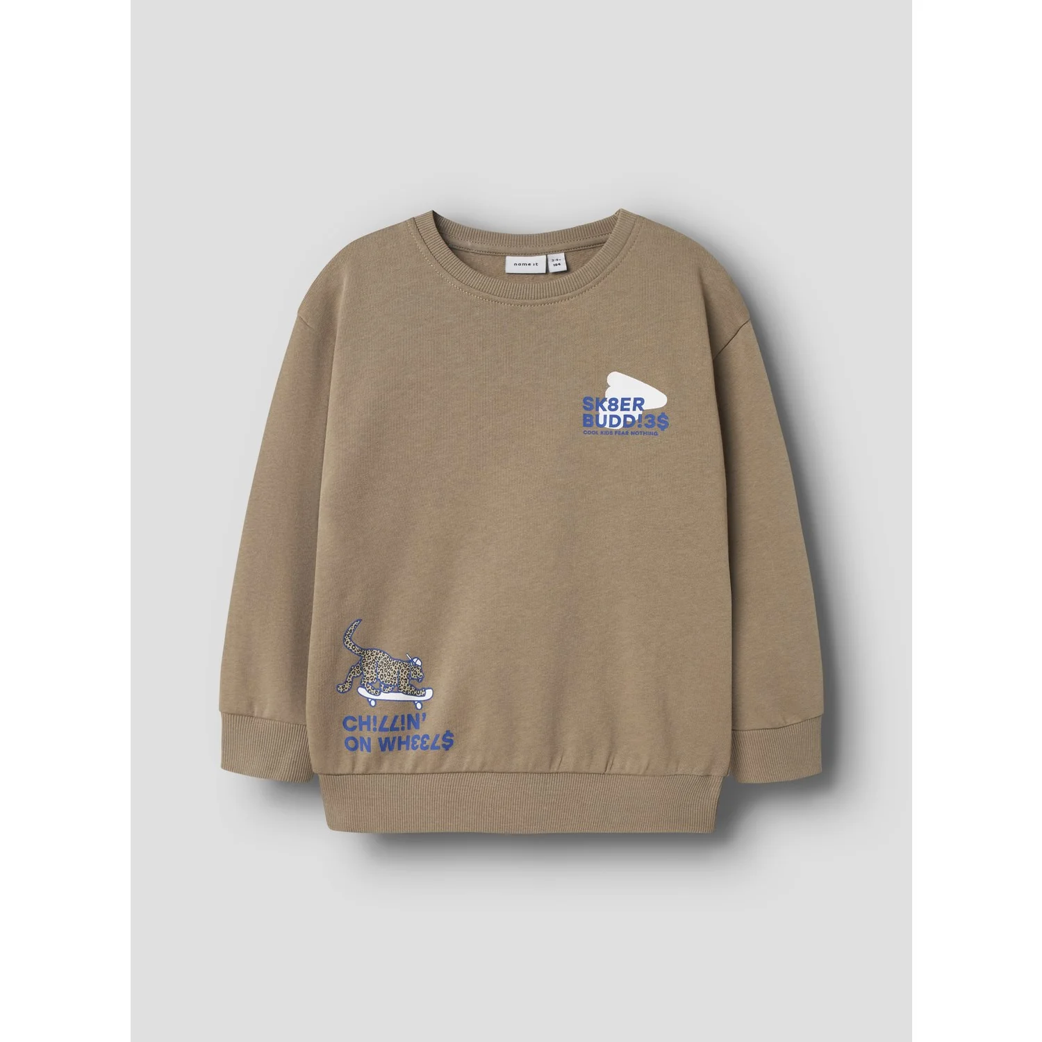 Name It Roasted Cashew Nmmorling Ls Nreg Swe Bru Bf - Image 3