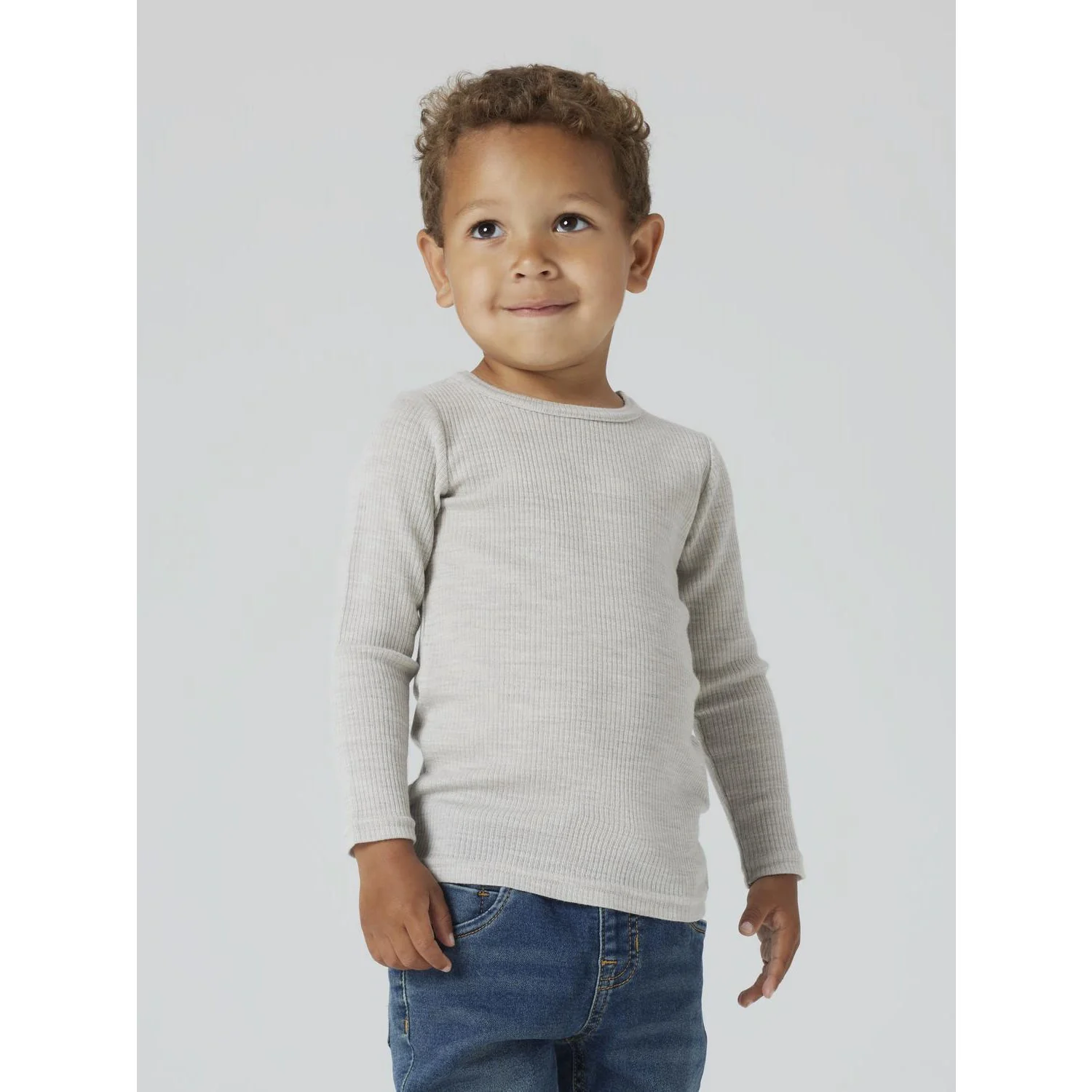Name It Satellite Nmnwax Wool Rib Ls Top Noos - Image 3