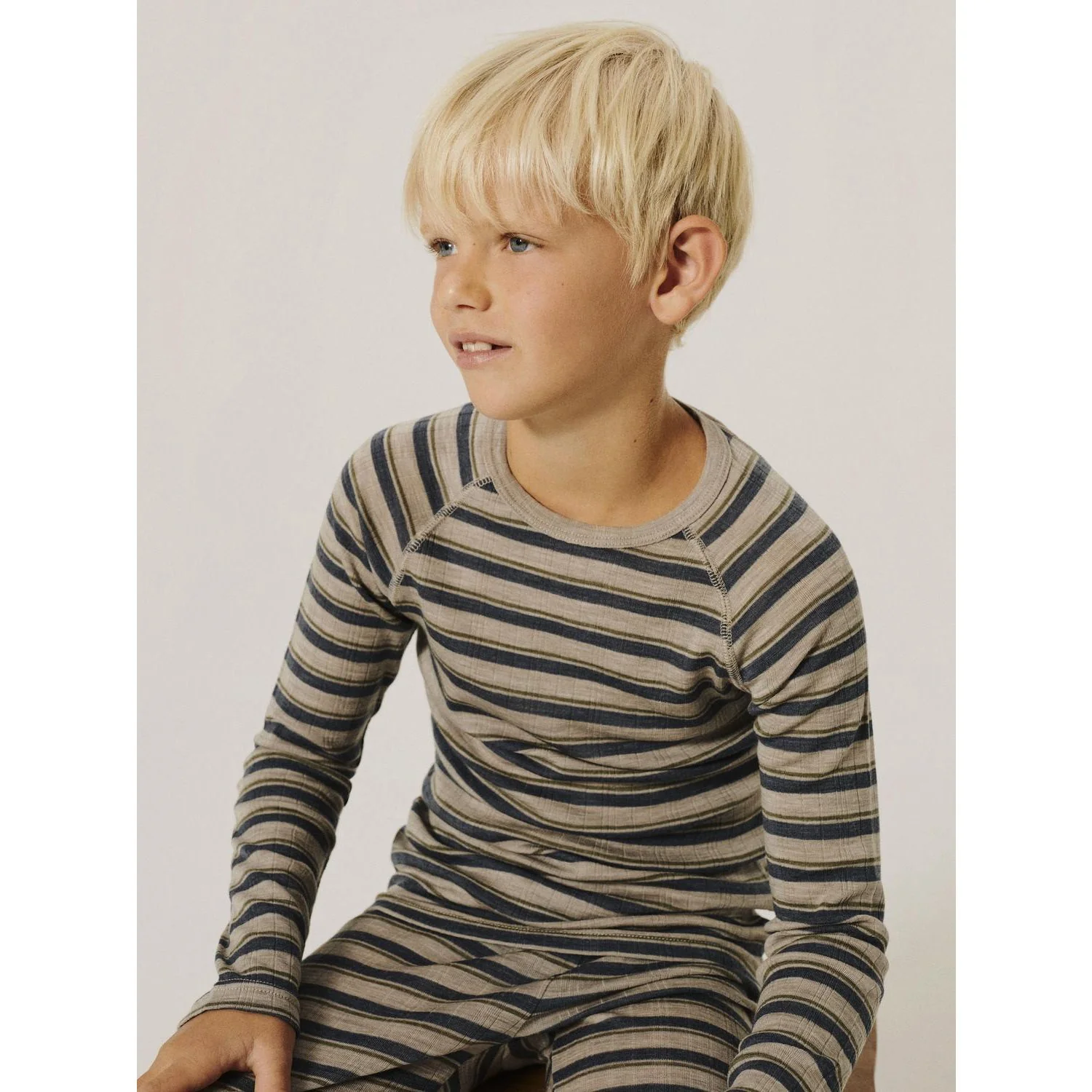 Name It Satellite Ombre Blue Nkmwang Wool Needle Ls Top Stripe - Image 3