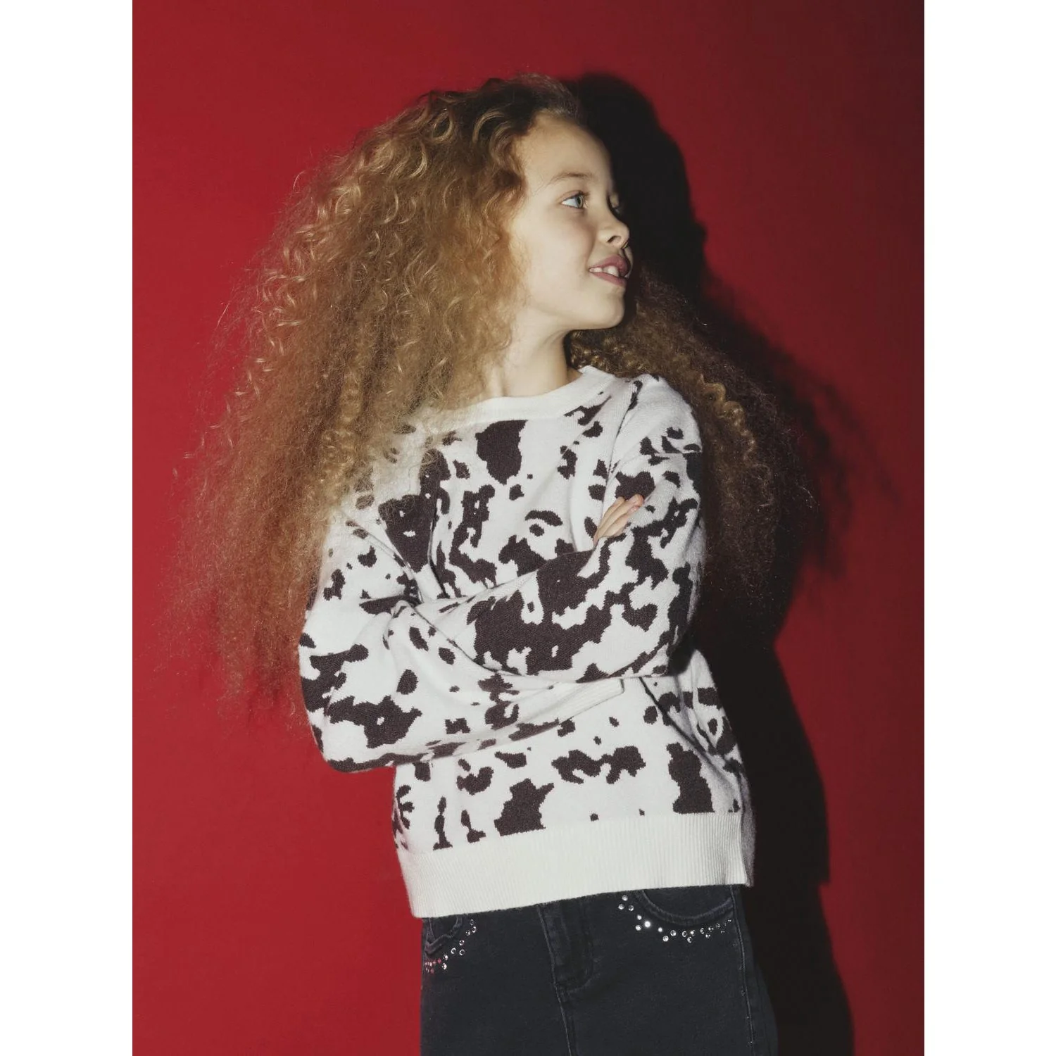 Name It Seal Brown Cow Nkforkide Ls Knit Box - Image 3