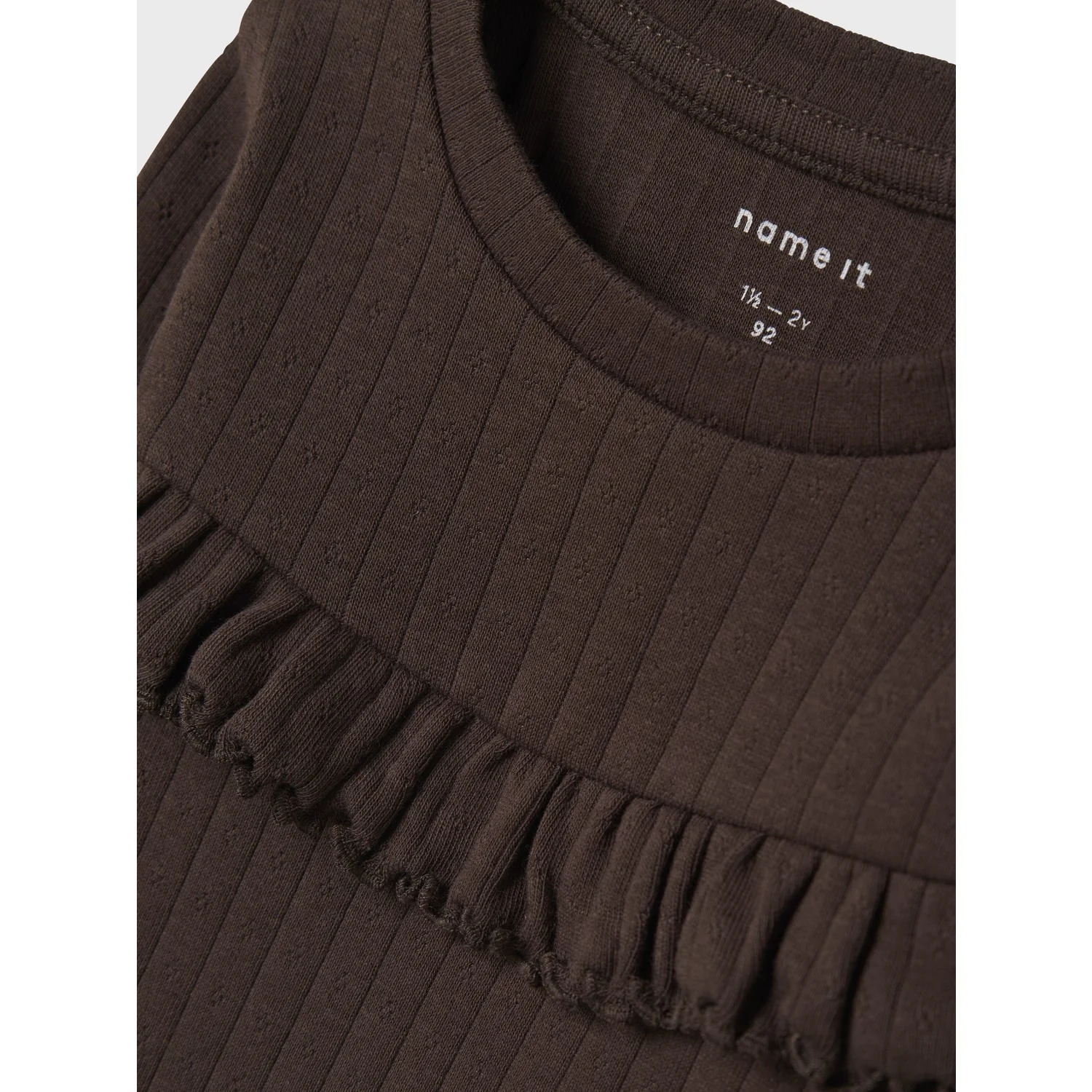 Name It Seal Brown Nmflalla Xsl Ls Top - Image 2