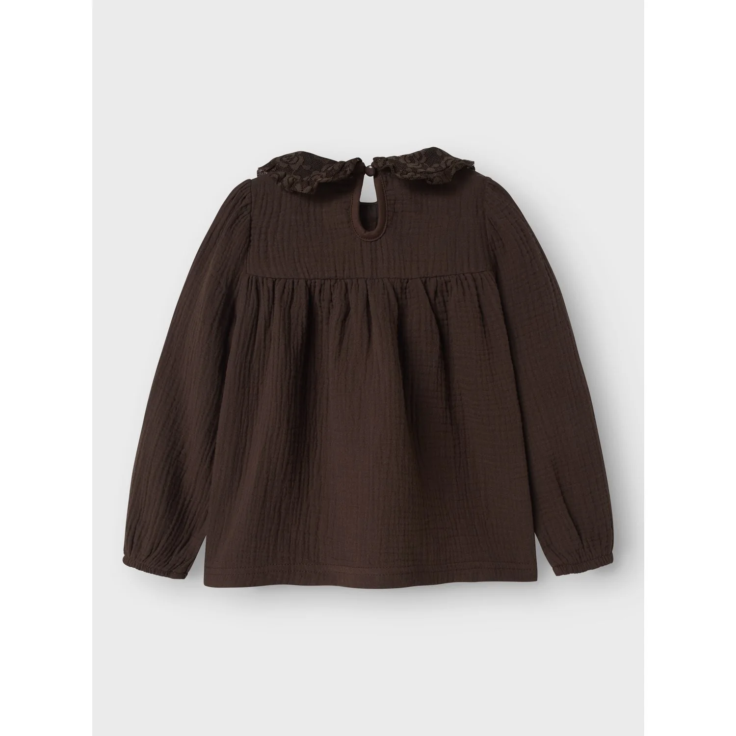 Name It Seal Brown Nmfolyssa Ls Blouse - Image 3