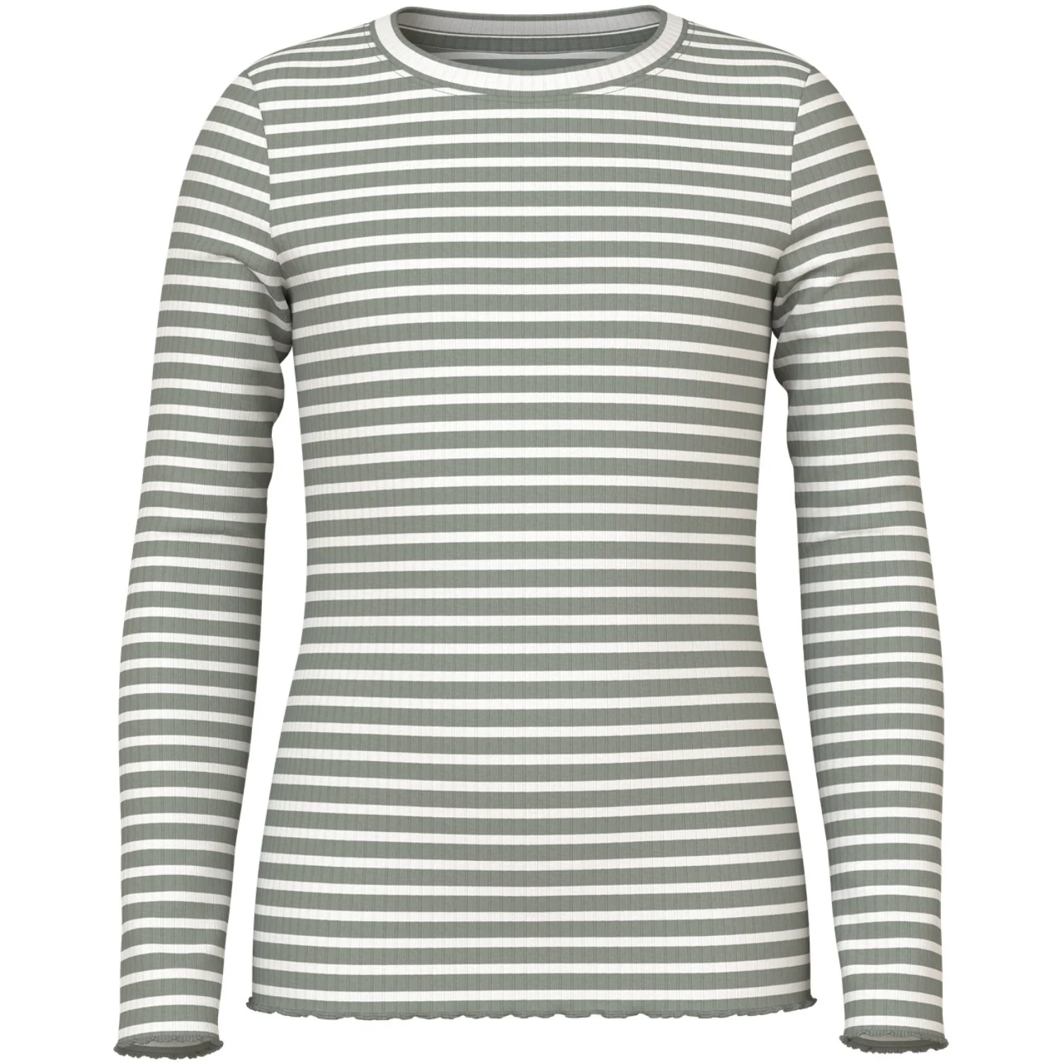 Name It Shadow Cloud Dancer Nkfvemma Ls Slim Top