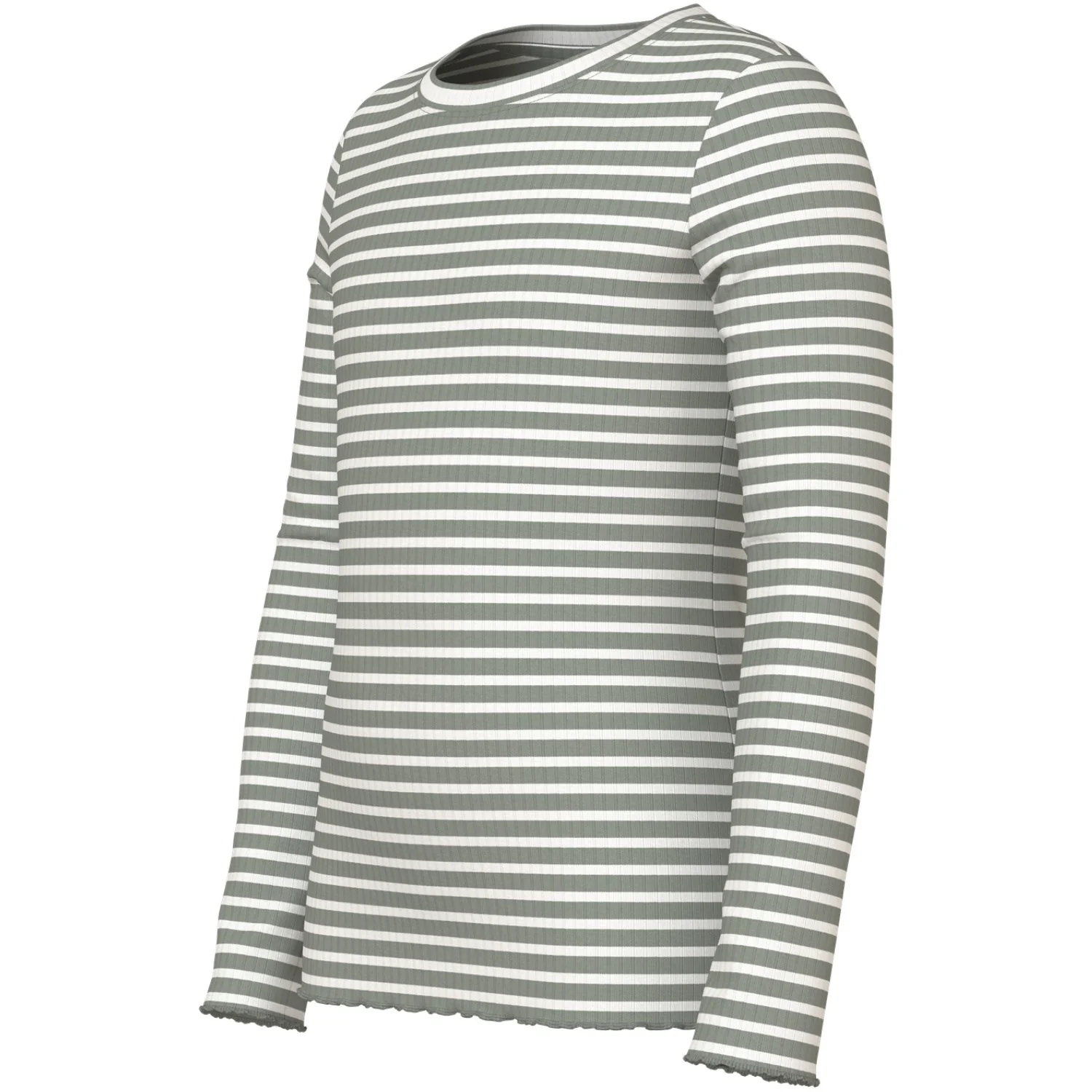 Name It Shadow Cloud Dancer Nkfvemma Ls Slim Top - Image 2