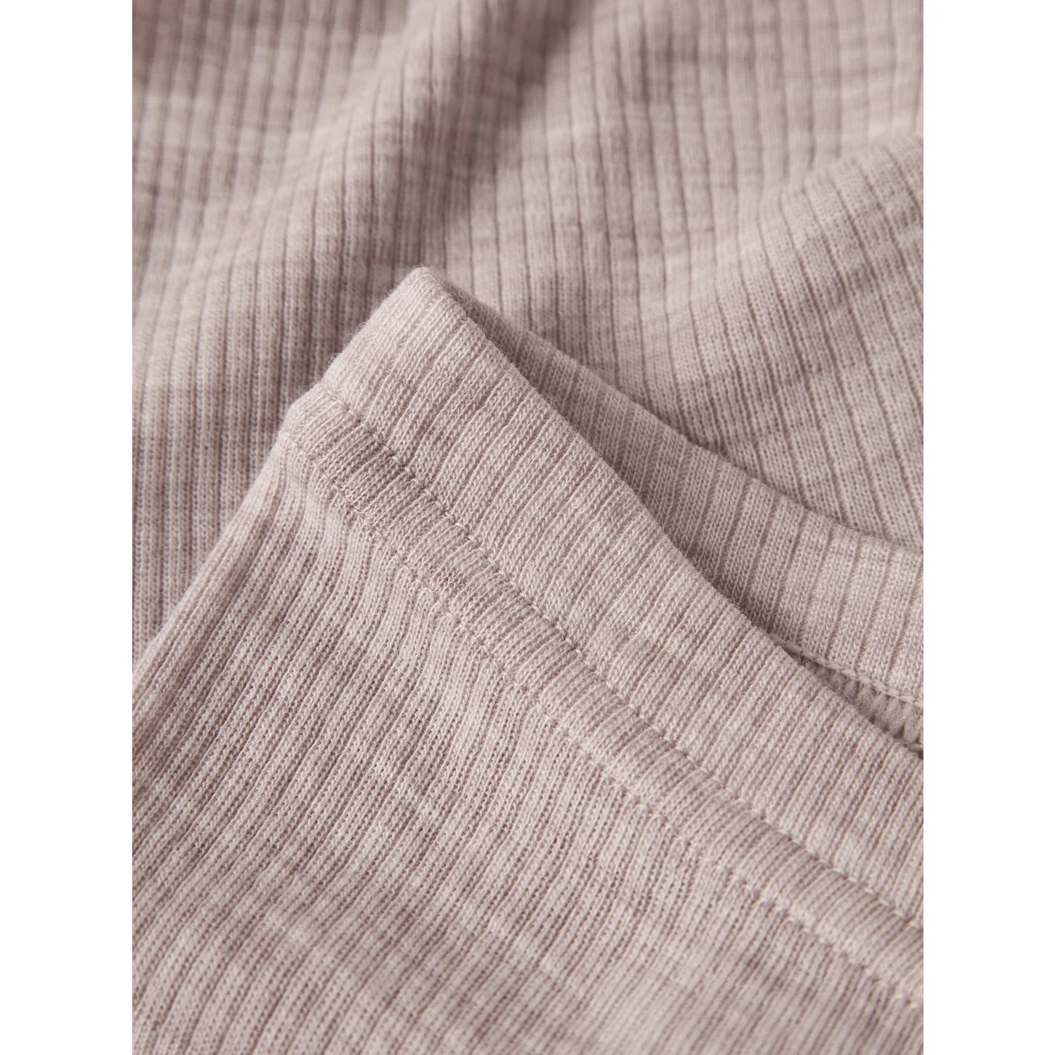 Name It Shadow Gray Nbnwax Wool Rib Leggings Noos - Image 3