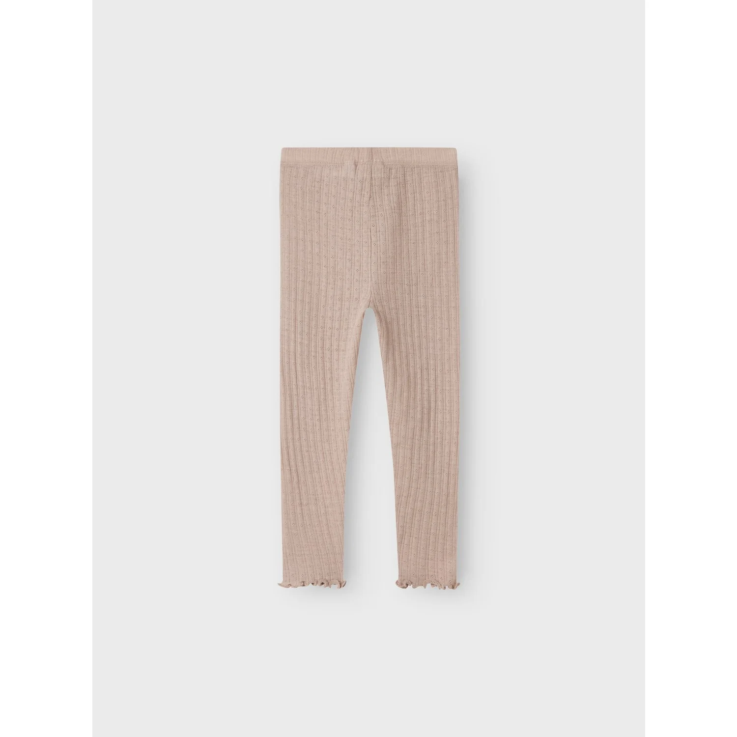 Name It Shadow Gray Nmfwossa Wo/Si Rib Leggings - Image 3