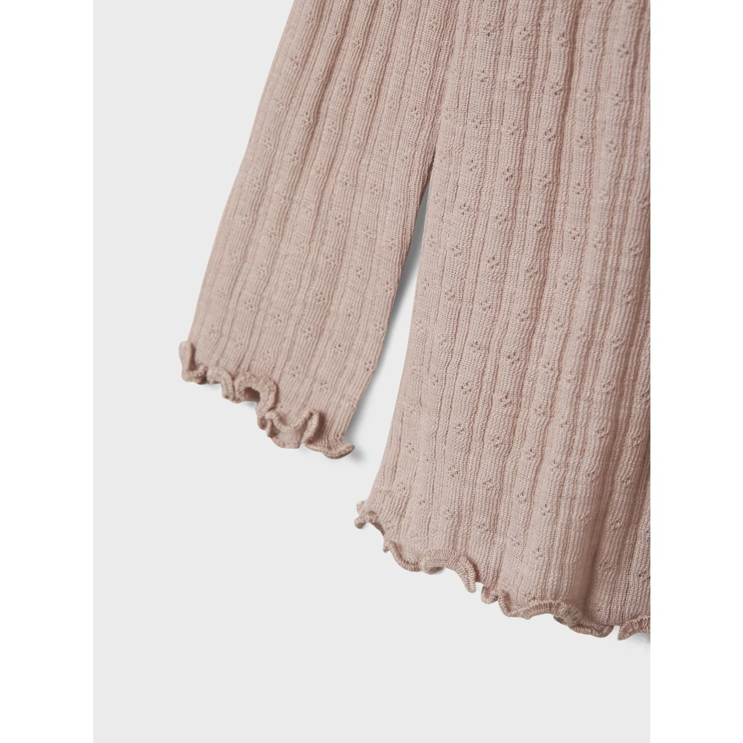 Name It Shadow Gray Nmfwossa Wo/Si Rib Ls Top - Image 2