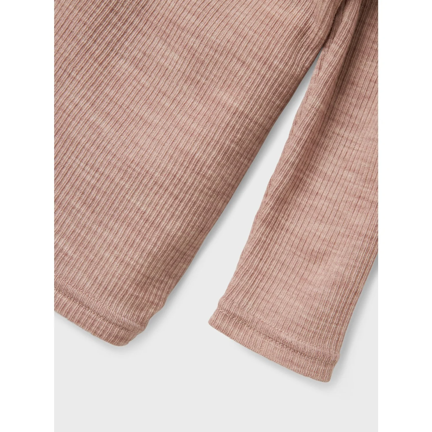 Name It Shadow Gray Nmnwax Wool Rib Ls Top Noos - Image 4