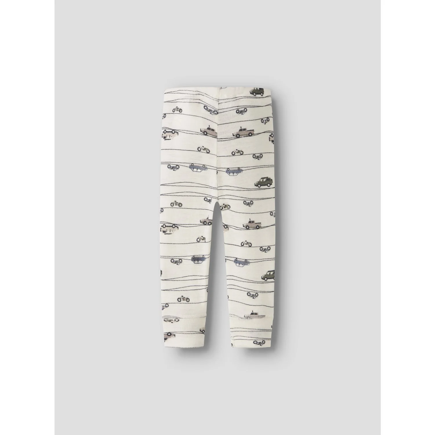 Name It Snow White Highway Nbmwang Wool Rib Longjohn Aop Noos - Image 3