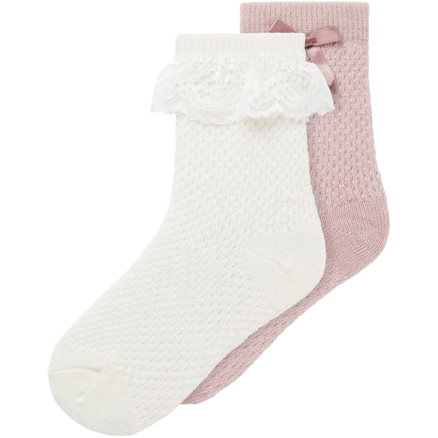 Name It Snow White Nmfwakma Wo/Bl Structure 2P Socks