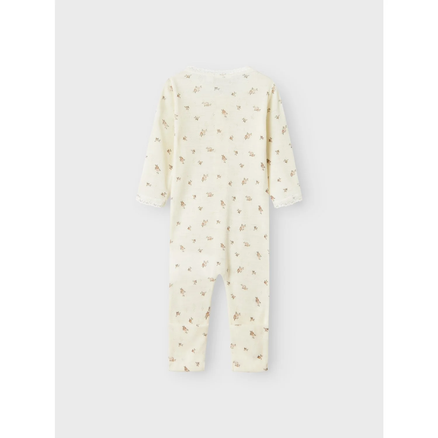 Name It Snow White Small Flowers Nbfwang Wool Needle Nightsuit Noos - Image 4
