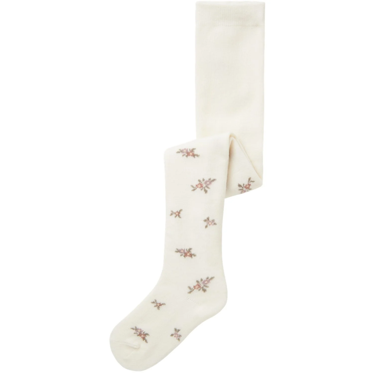 Name It Snow White Small Flowers Nmfwak Wo/Bl Tights Aoj