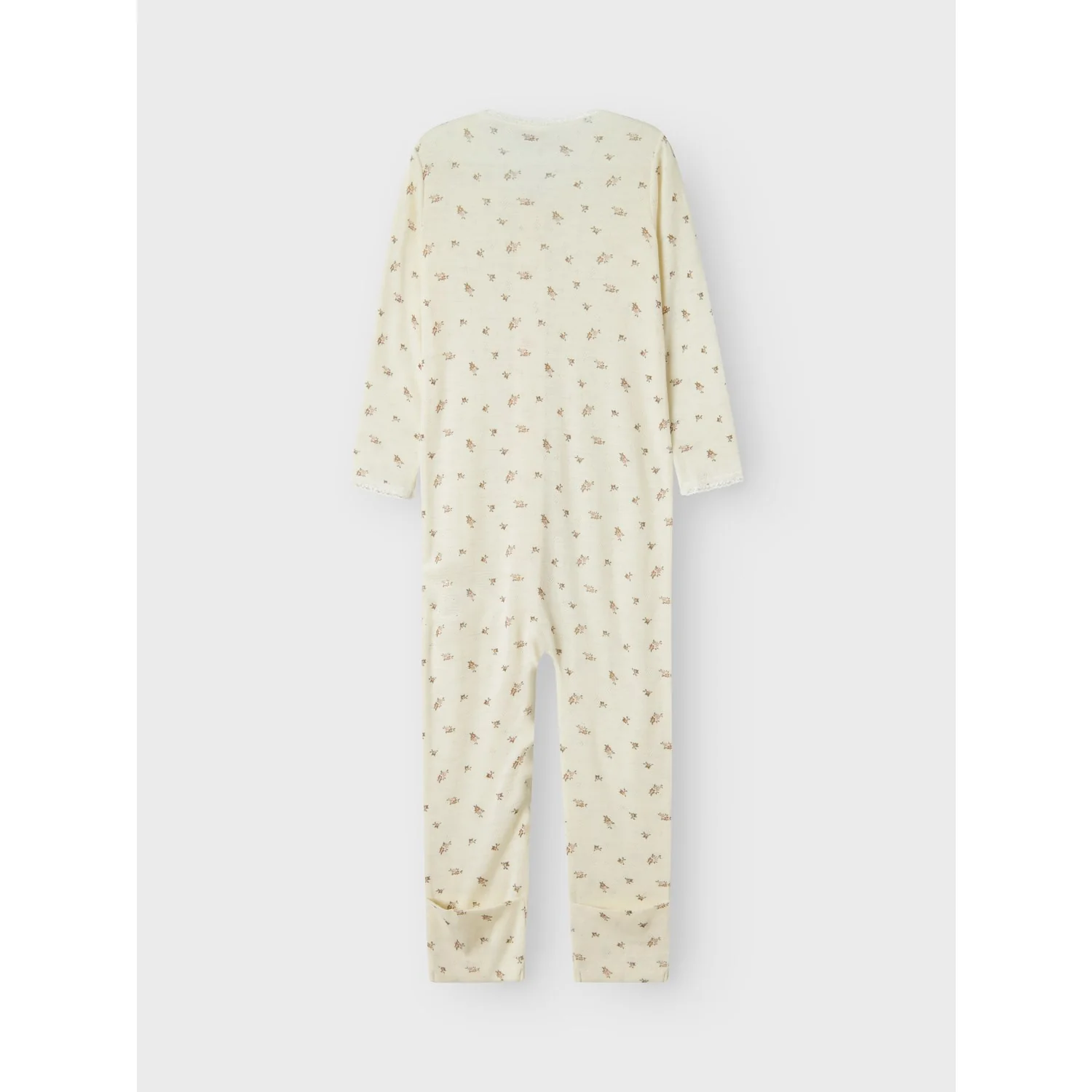 Name It Snow White Small Flowers Nmfwang Wool Needle Nightsuit - Image 3