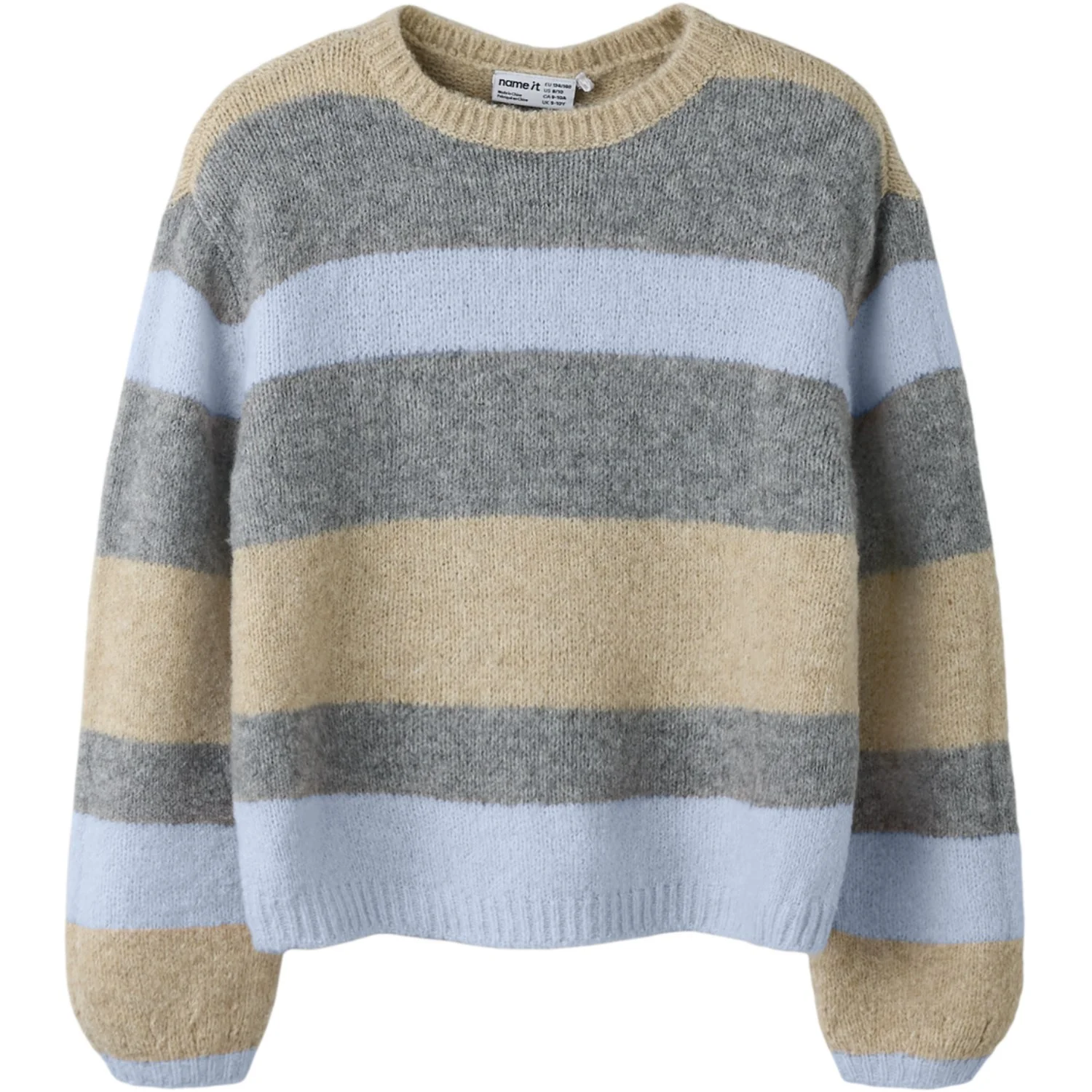 Name It Subdued Blue Nkfluci Ls Loose Knit