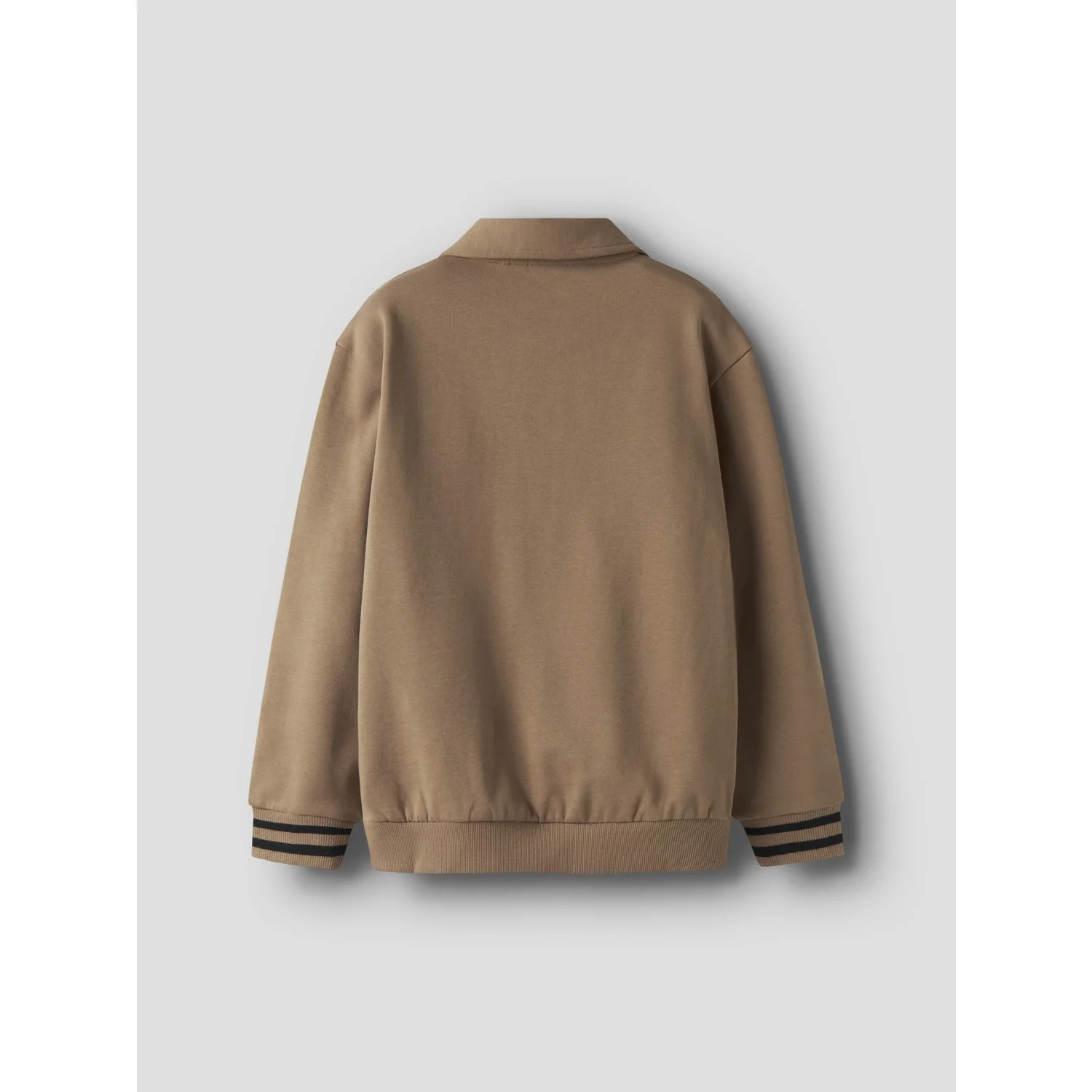 Name It Toasted Coconut Nkmtrent Ls Nreg Sweat Polo Bru - Image 4