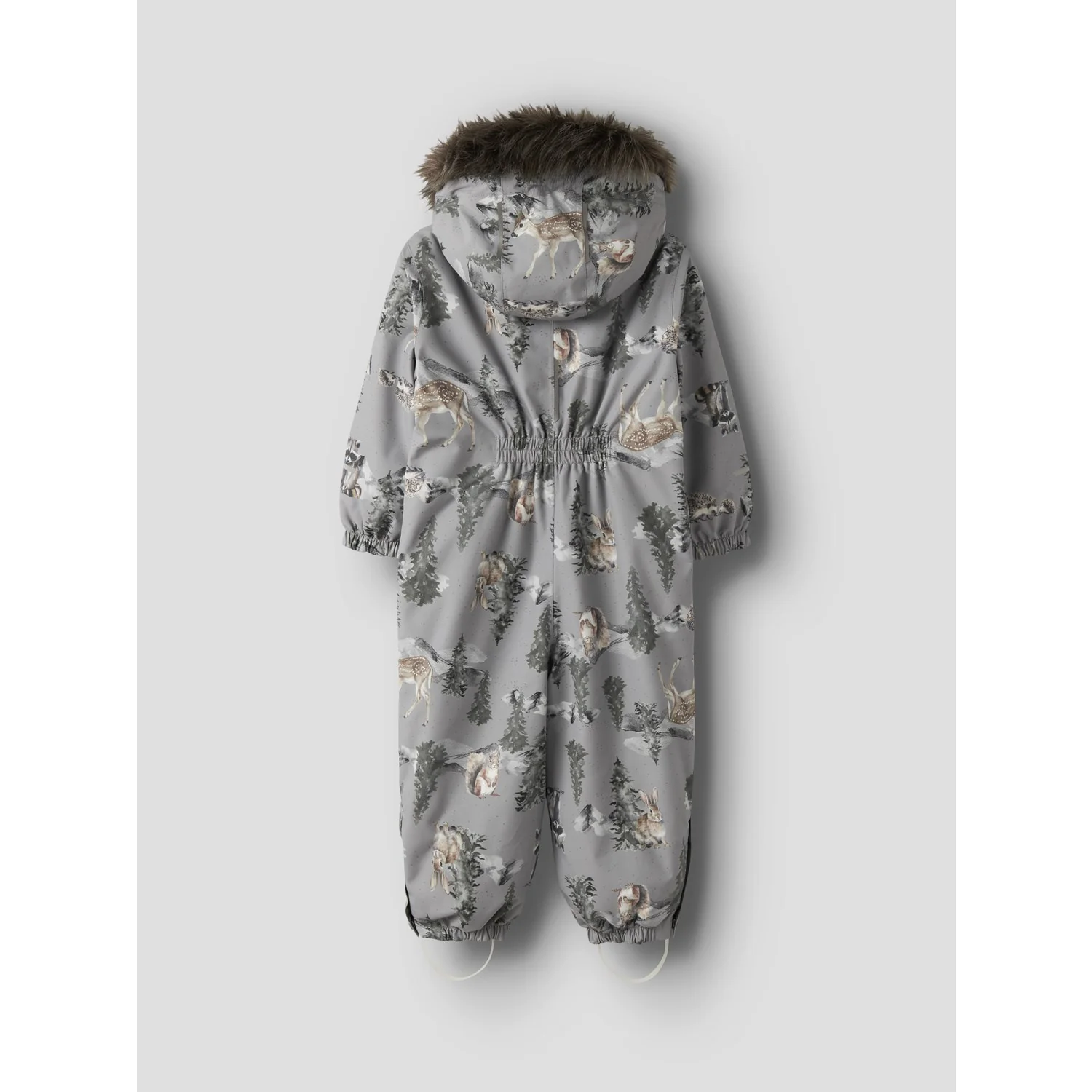 Name It Ultimate Grey Woodland Nmnsnow10 Suit Aop Fo - Image 4