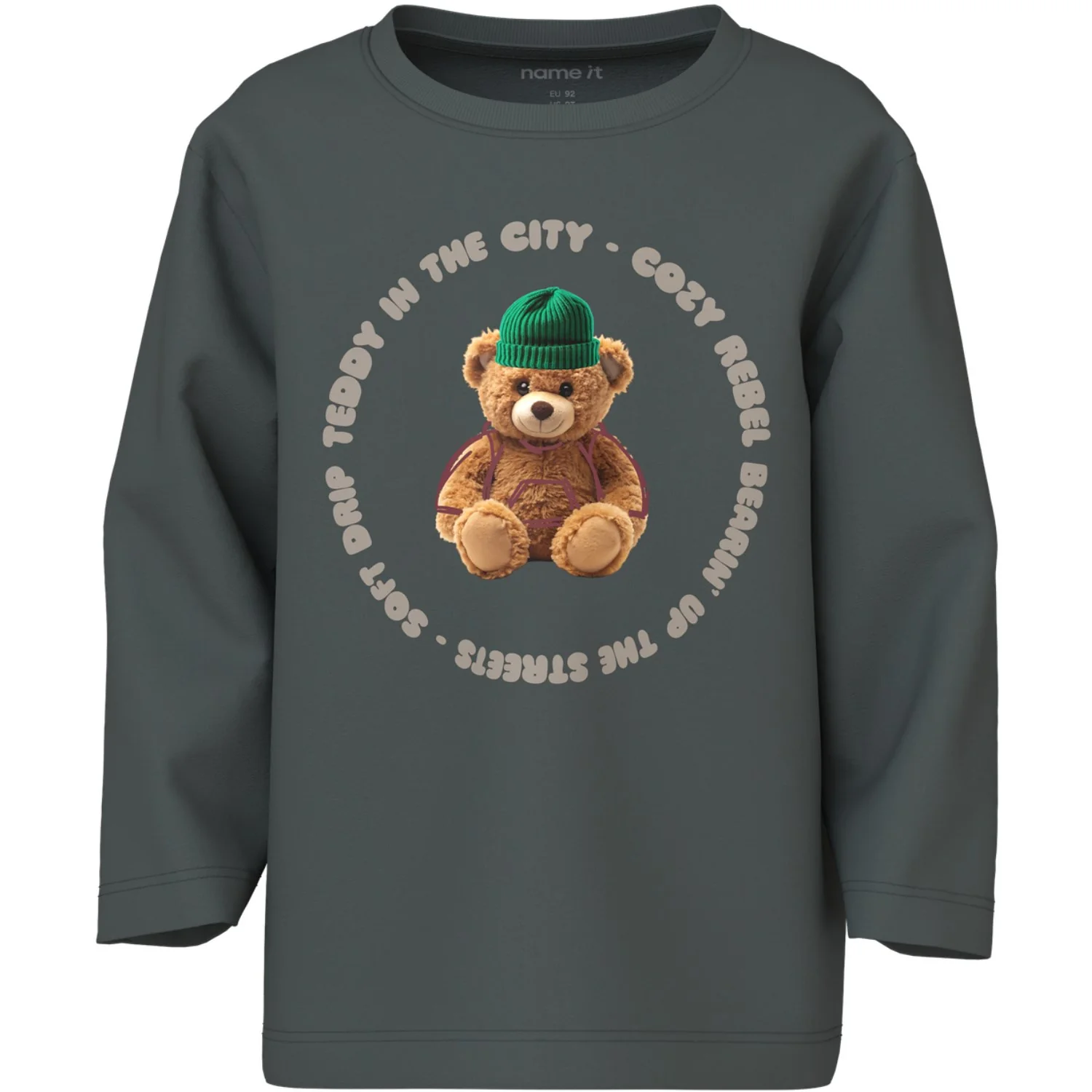 Name It Urban Chic Teddy Nmmvoto Ls Nreg Top