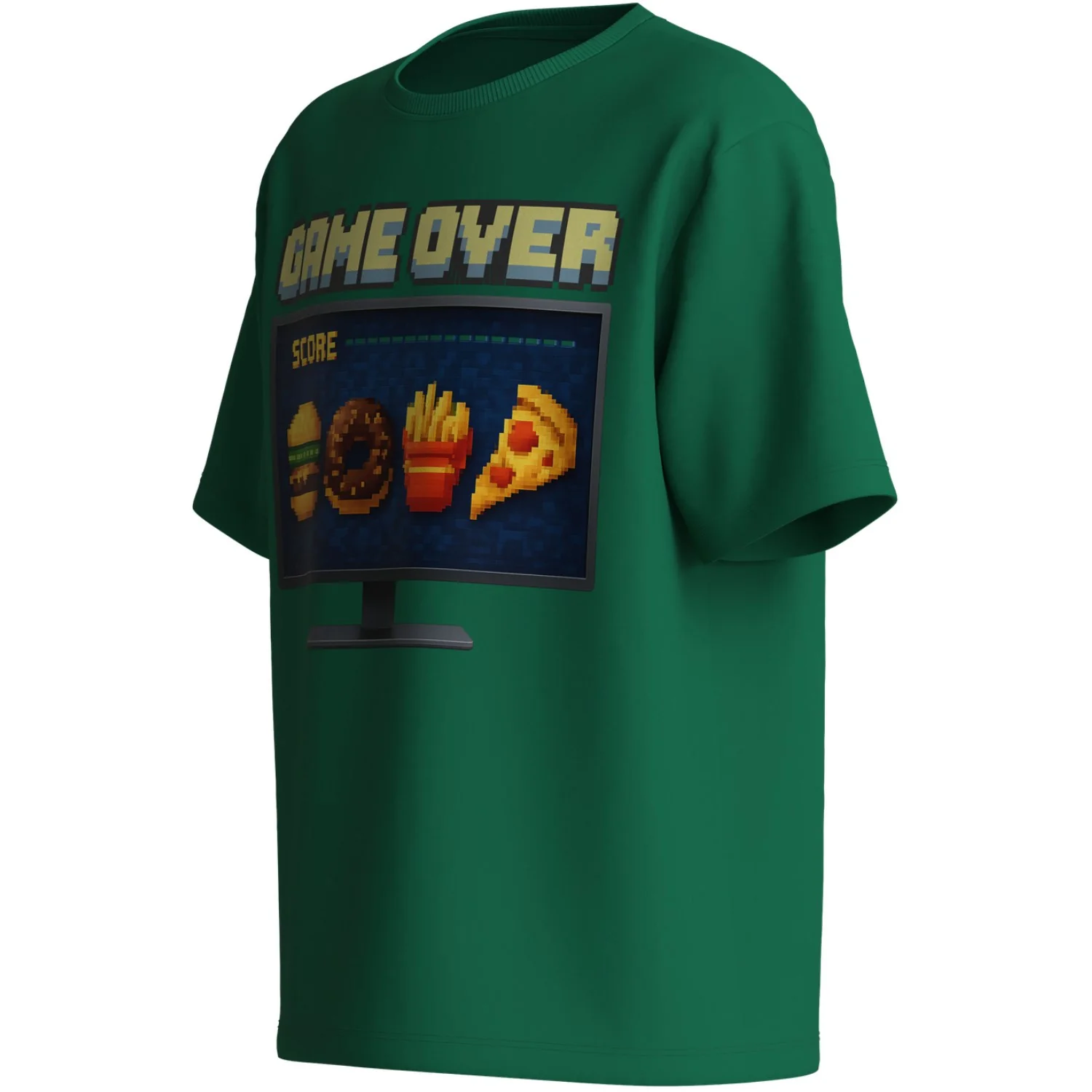 Name It Verdant Green Game Over Nkmvoto Ss Nreg Top - Image 2