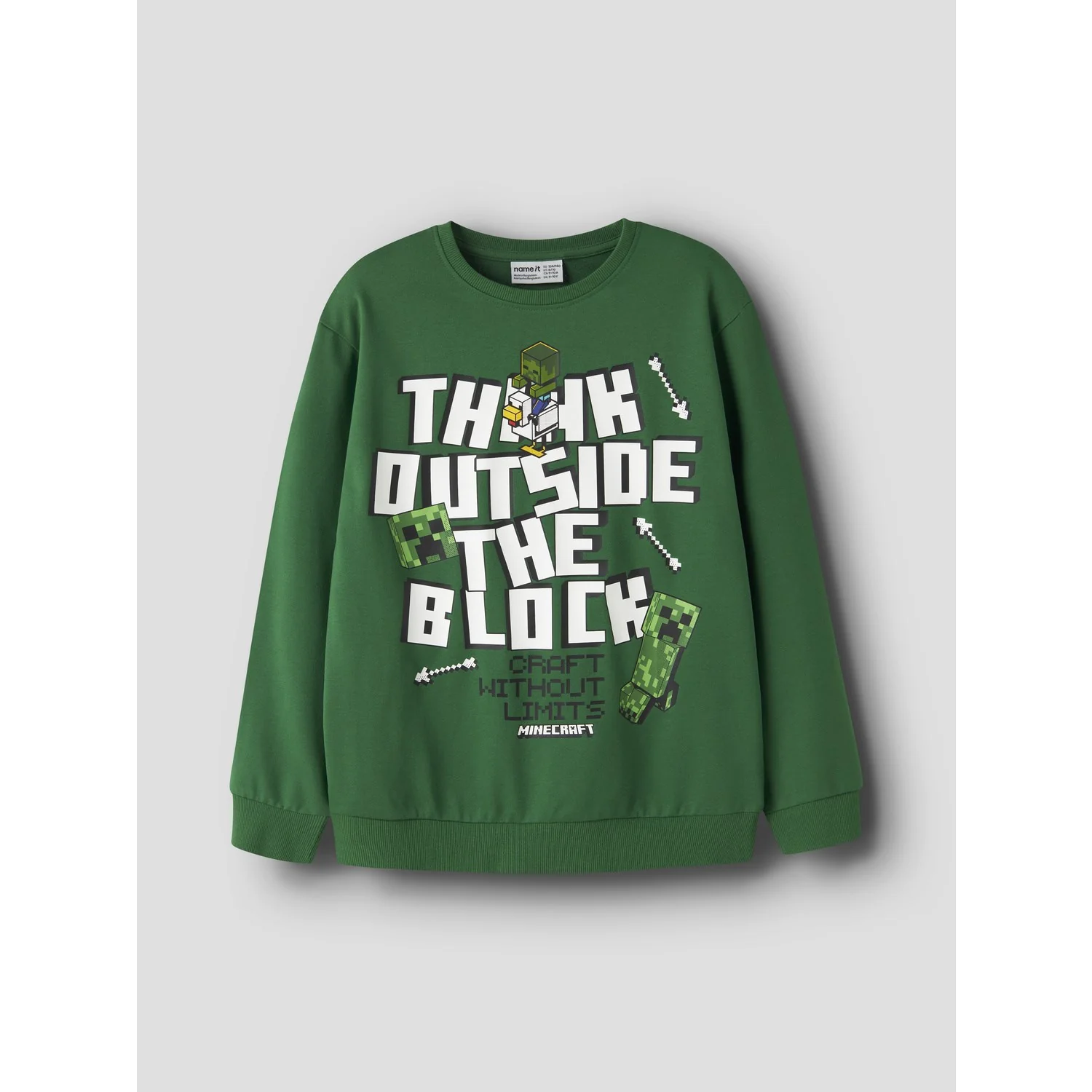 Name It Verdant Green Nkmjacks Minecraft Nreg Sweat Unb Bfu - Image 2