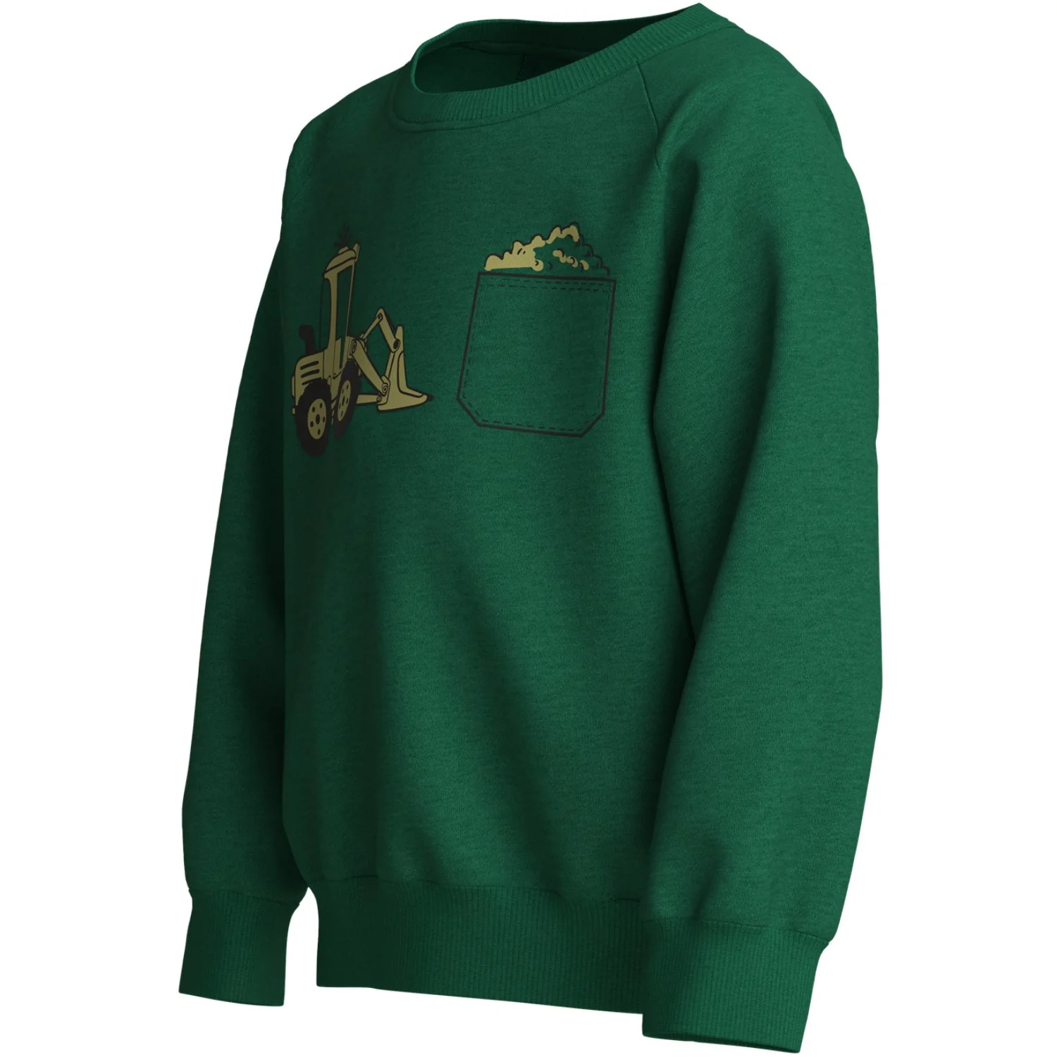 Name It Verdant Green Pocket Nmmvion Ls Nreg Sweat Unb - Image 2