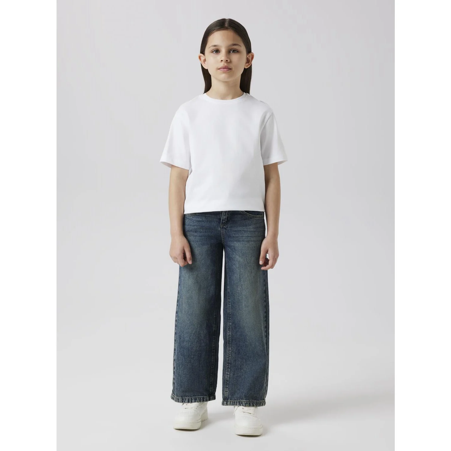 Name It Vintage Dark Blue Denim Nkfrose Wide Jeans 5529-Be Noos - Image 2