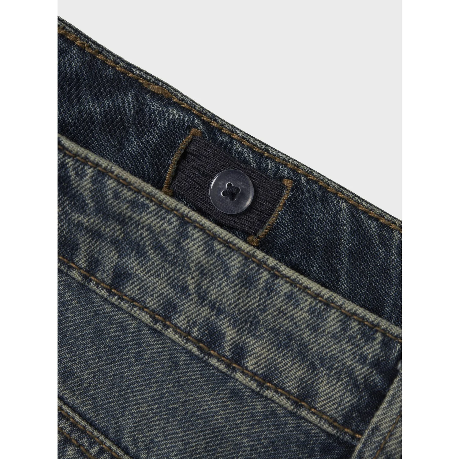 Name It Vintage Dark Blue Denim Nkfrose Wide Jeans 5529-Be Noos - Image 9