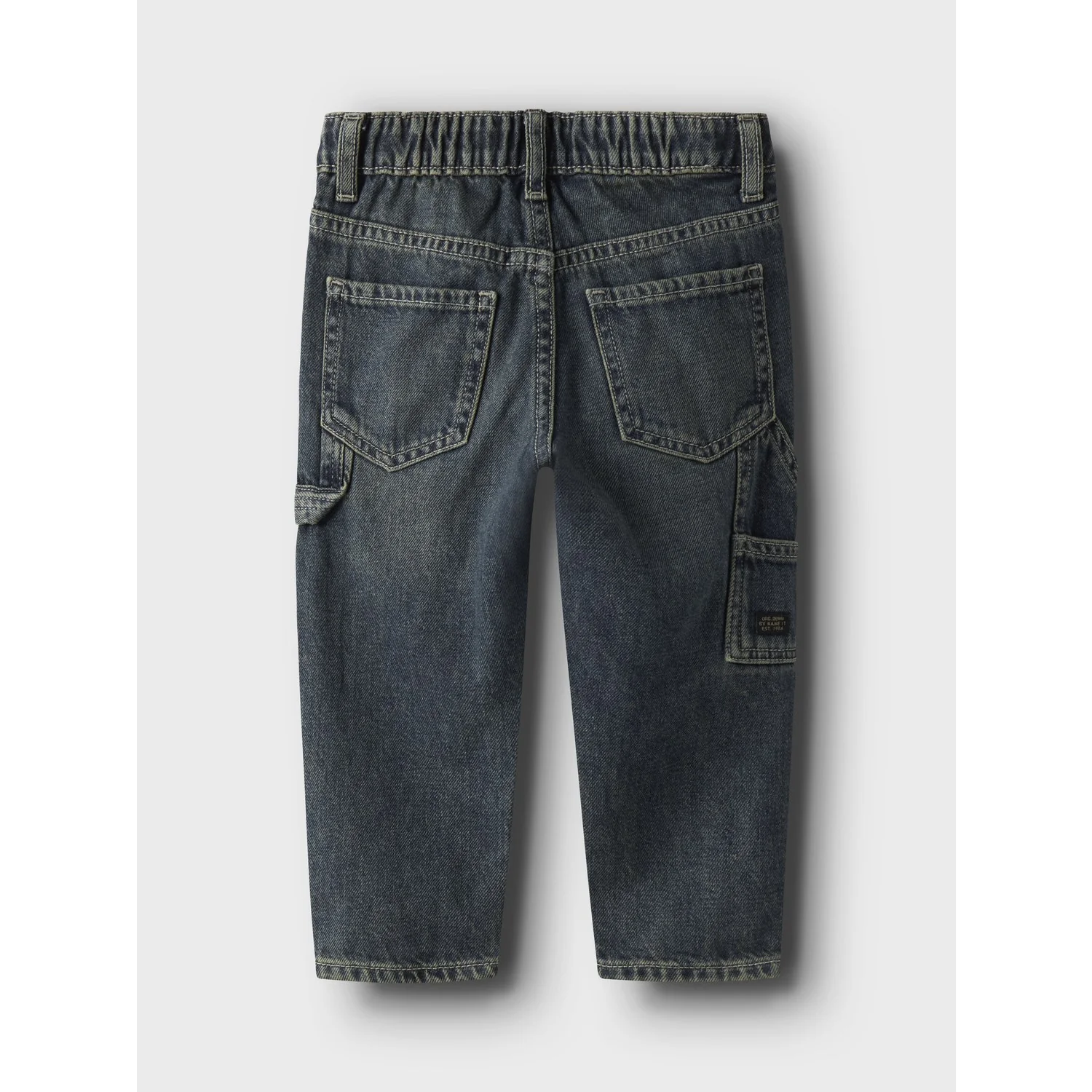Name It Vintage Dark Blue Denim Nmmben Tap Jeans Carp 8940-bc Noos - Image 5