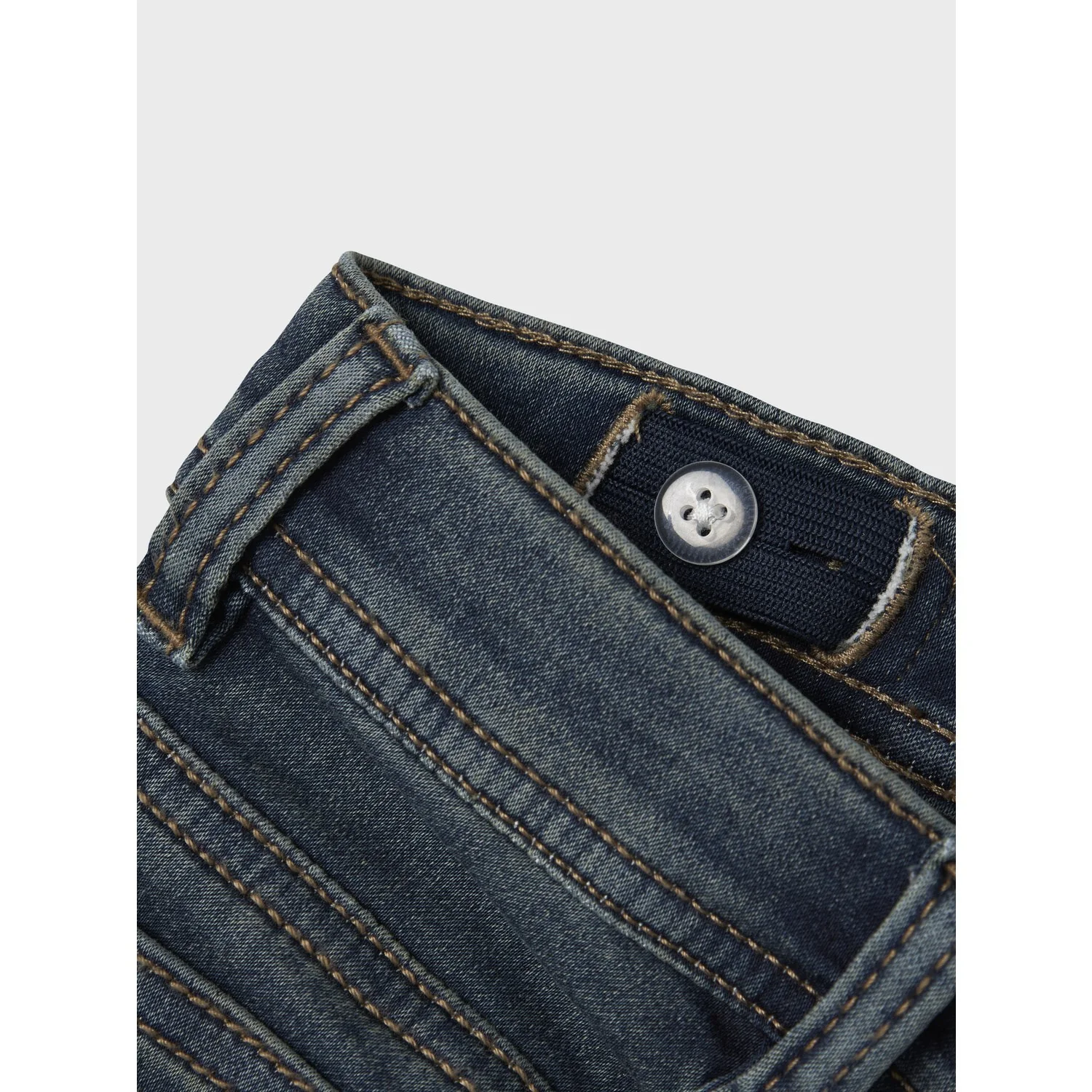 Name It Vintage Dark Blue Denim Nmmtheo Dnmthayer 2689Swe Key Pants Noos - Image 4