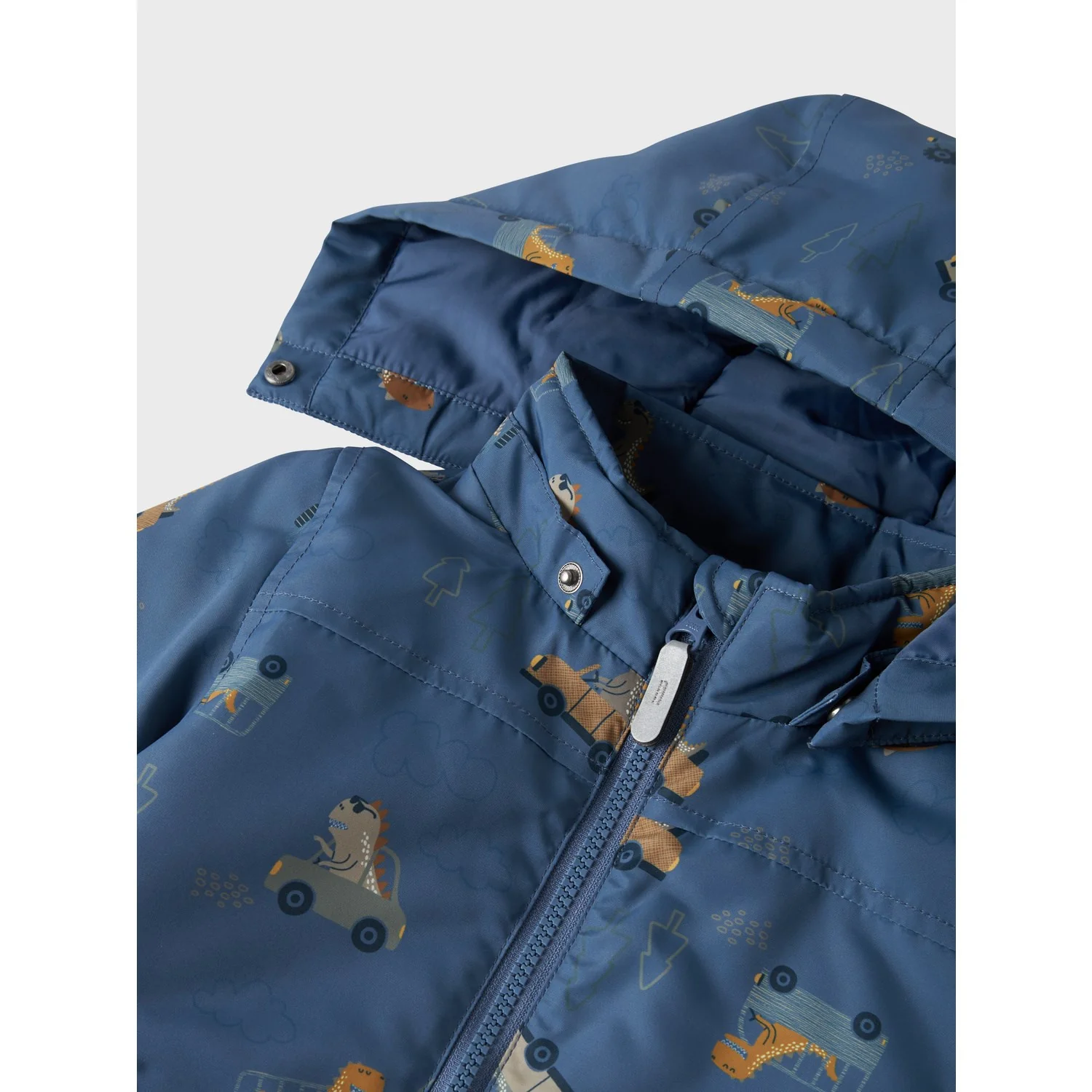 Name It Vintage Indigo Dino Car Nmmmax Pa Jacket Aop Noos - Image 2