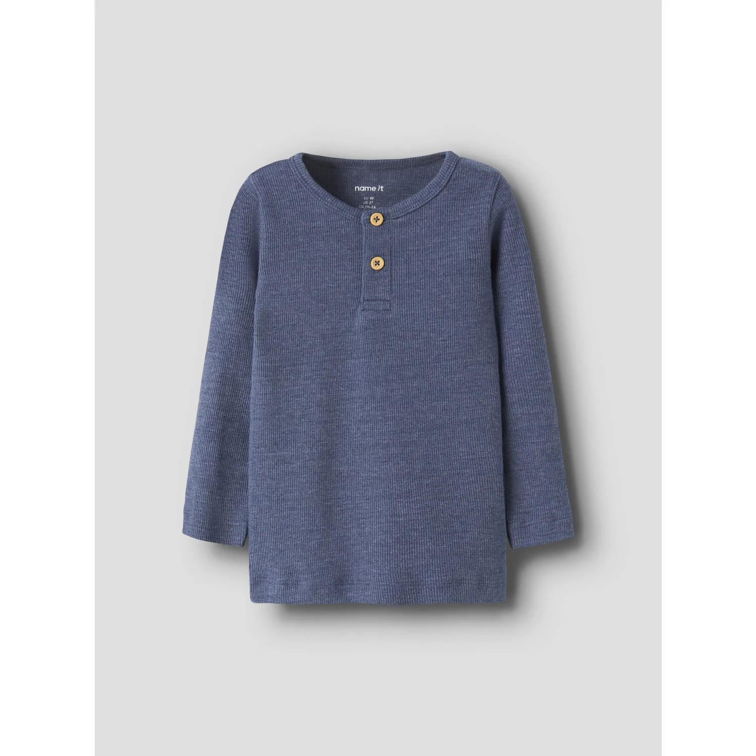 Name It Vintage Indigo Melange Nmmkab Ls Top Noos - Image 3