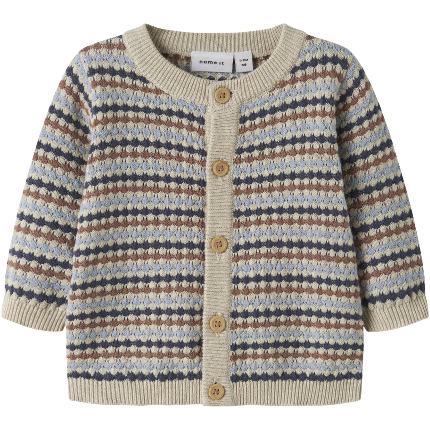 Name It Vintage Indigo Nbmflows Ls Knit Card