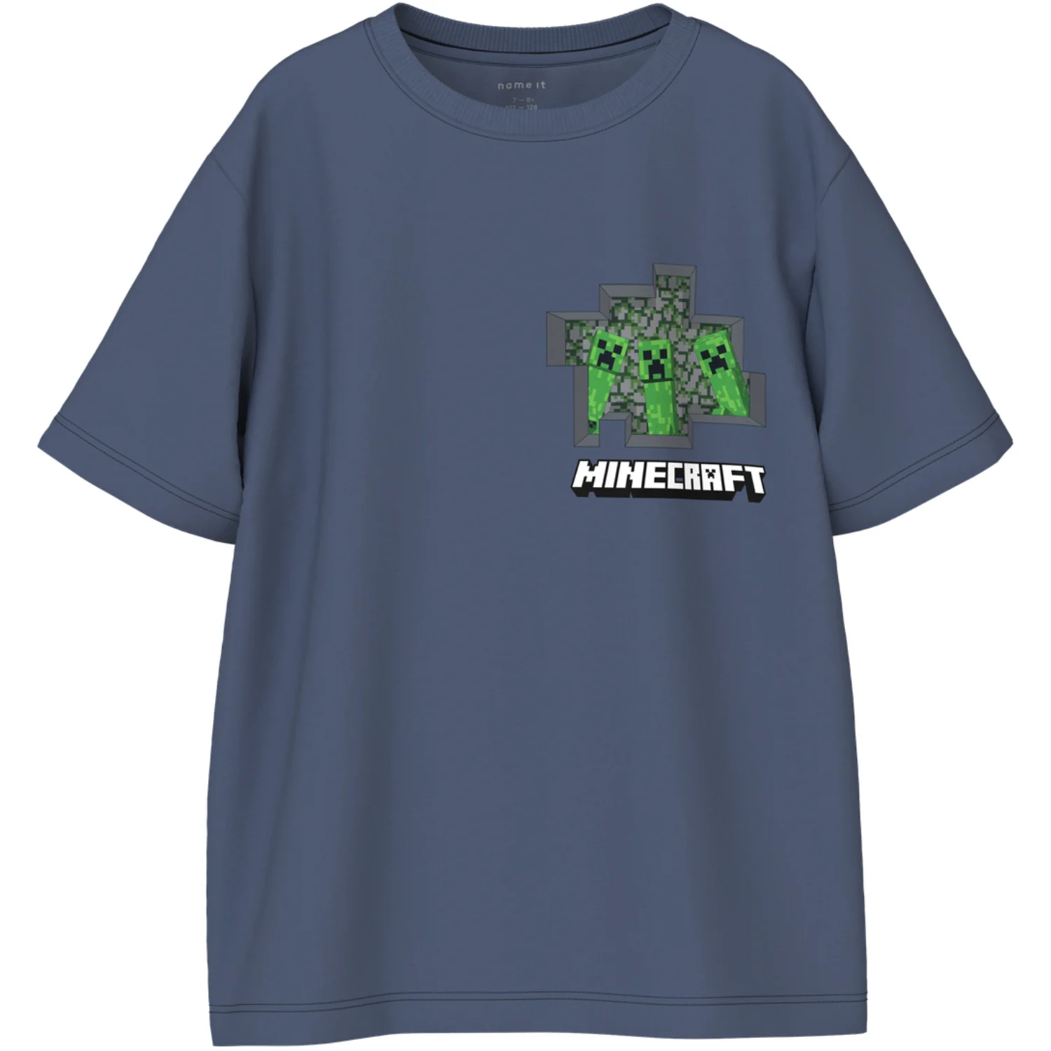 Name It Vintage Indigo Nkmasant Minecraft Ss Nreg Top Bfu